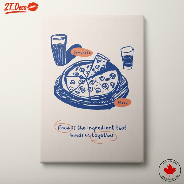 Playful Abstract Food Illustration