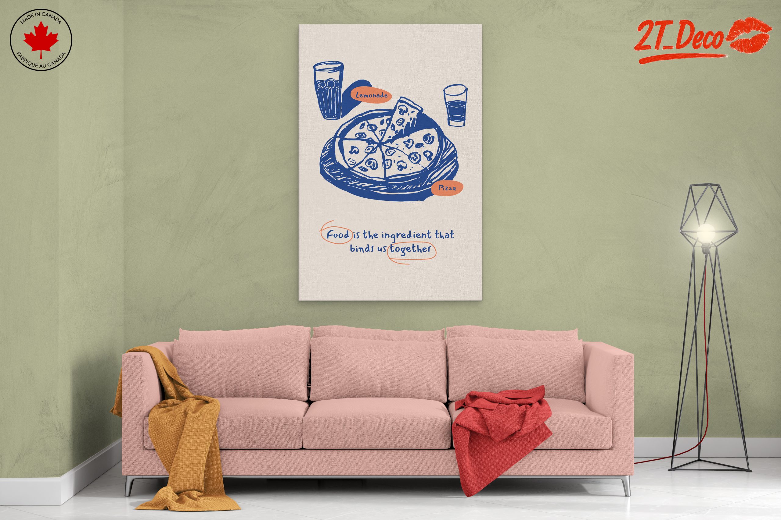 Playful Abstract Food Illustration - Image 2