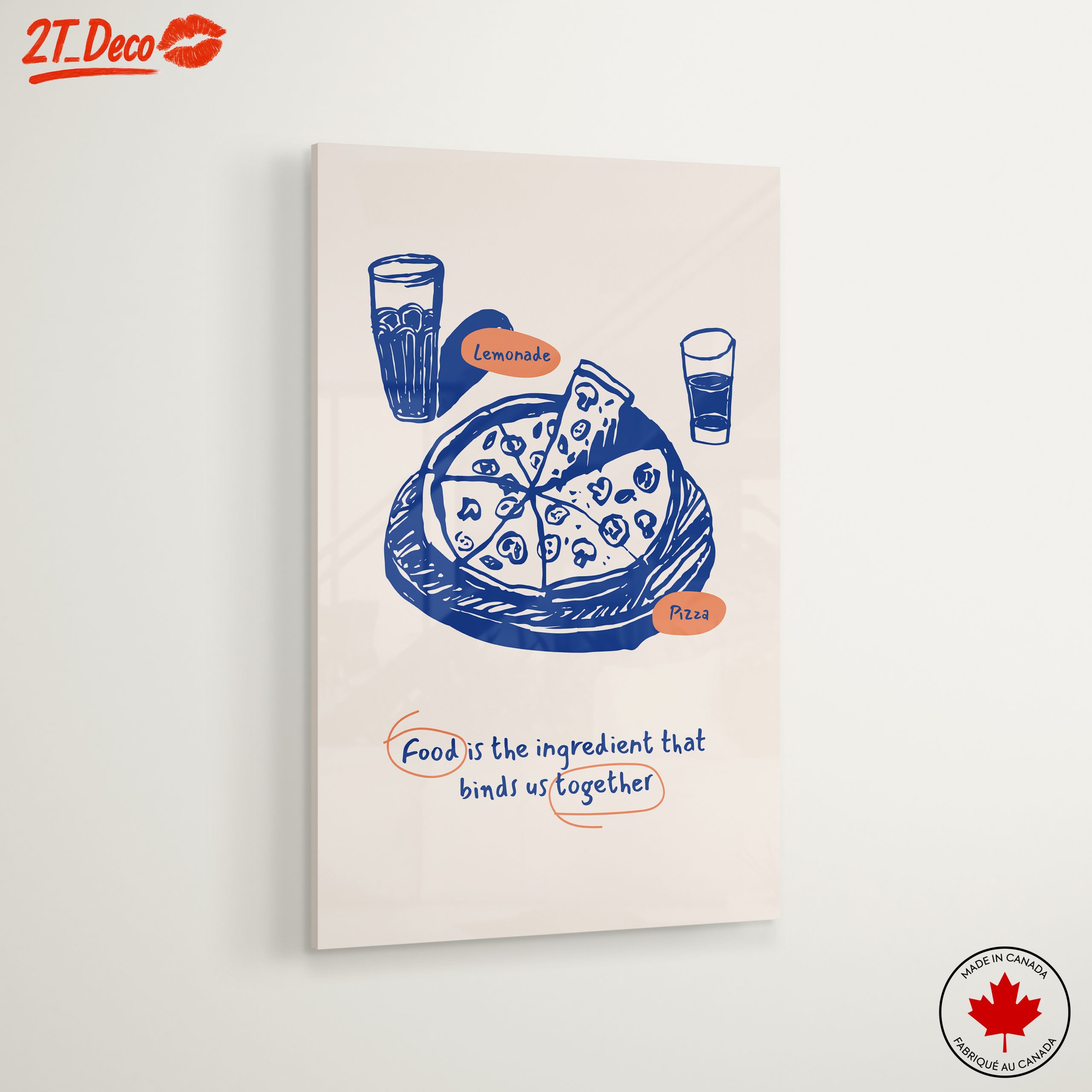 Playful Abstract Food Illustration - Image 6