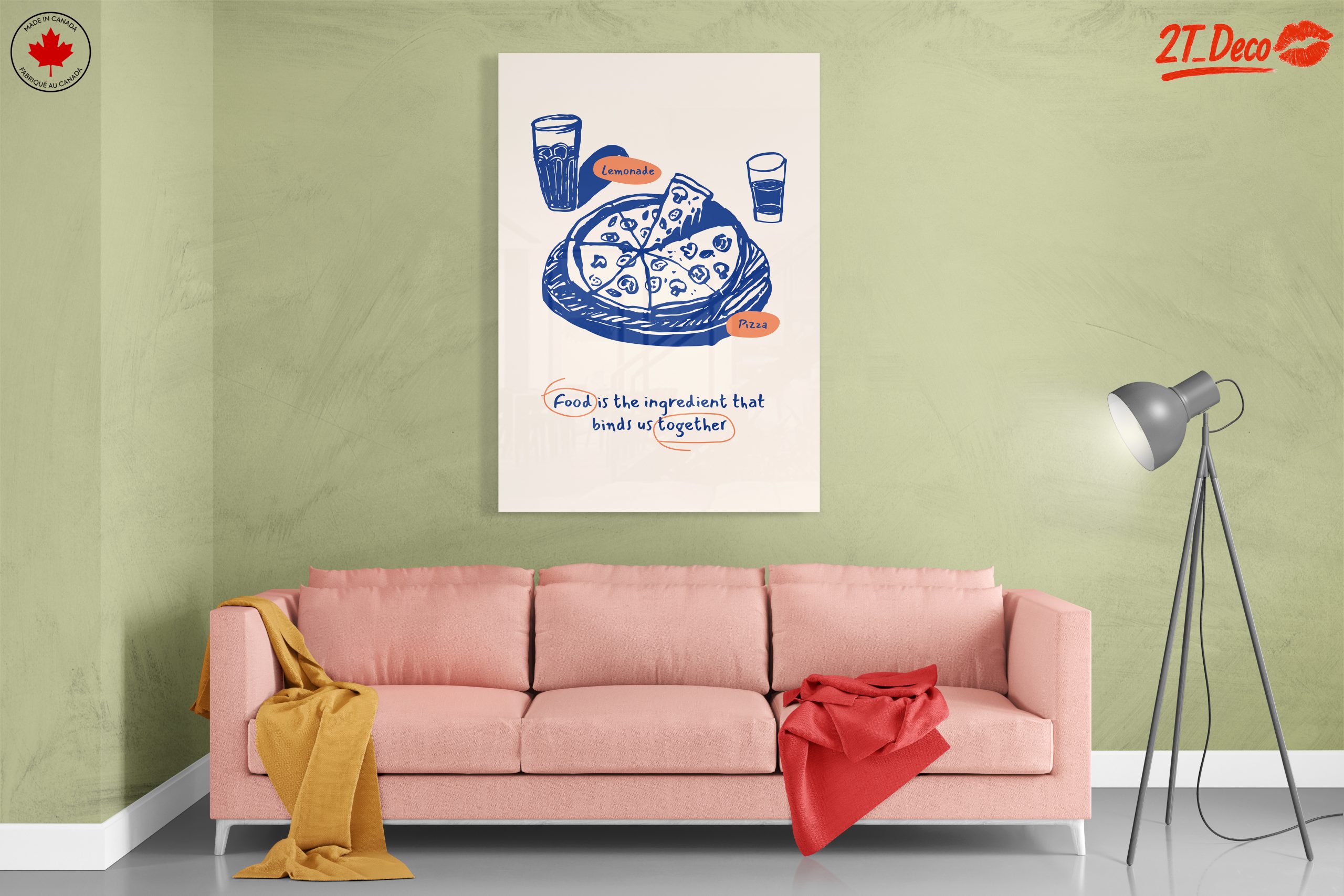 Playful Abstract Food Illustration - Image 7