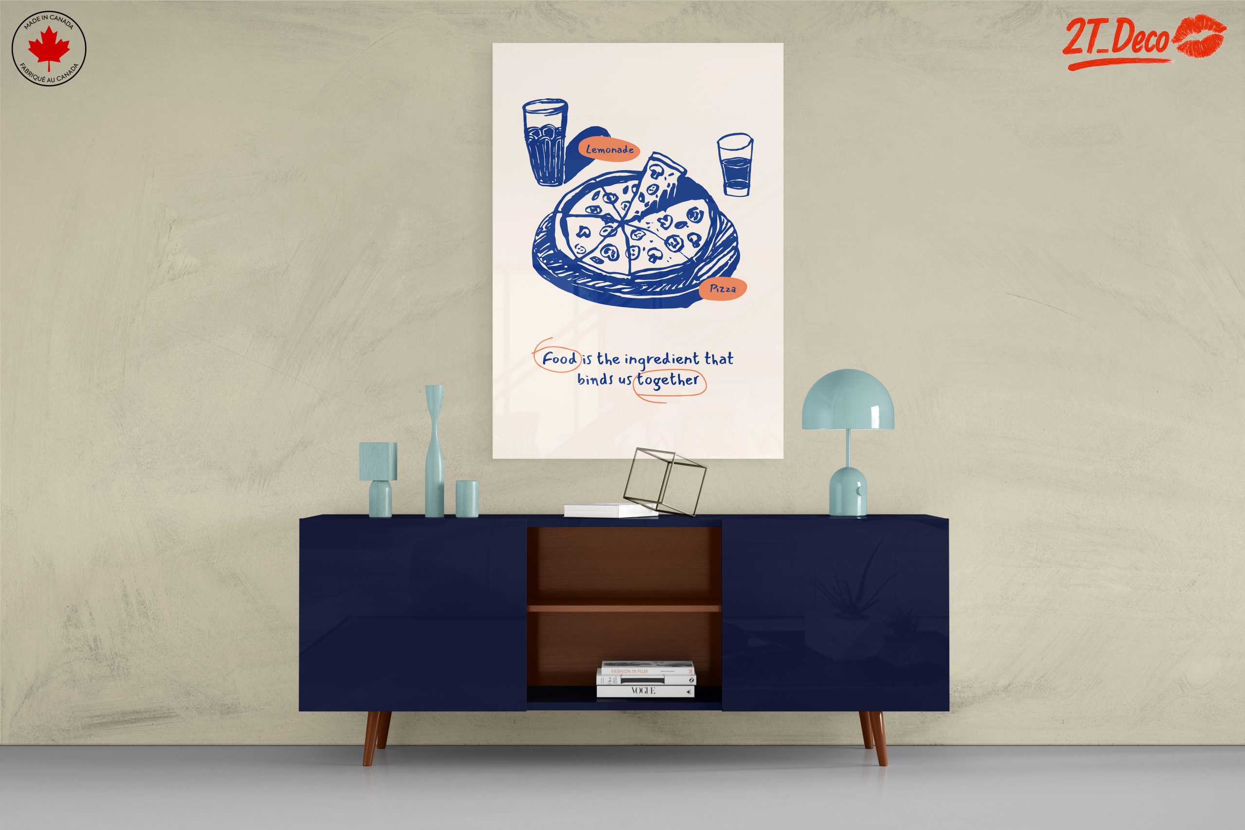 Playful Abstract Food Illustration - Image 8