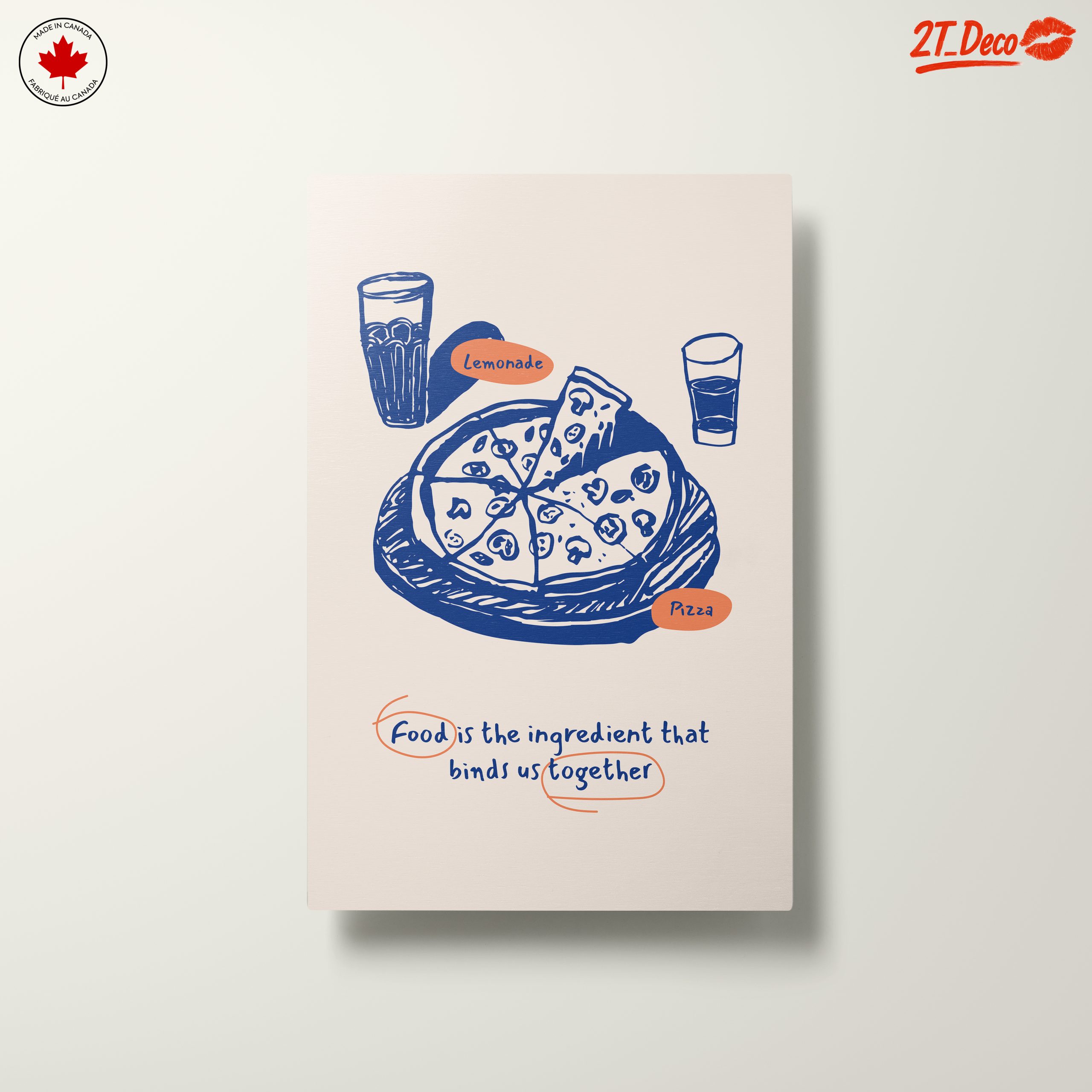 Playful Abstract Food Illustration - Image 10