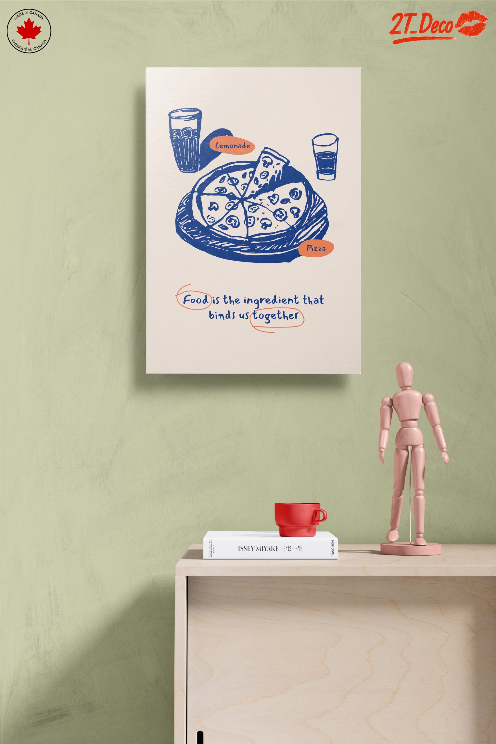 Playful Abstract Food Illustration - Image 14