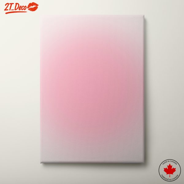 Soft Pink Gradient Abstract Art