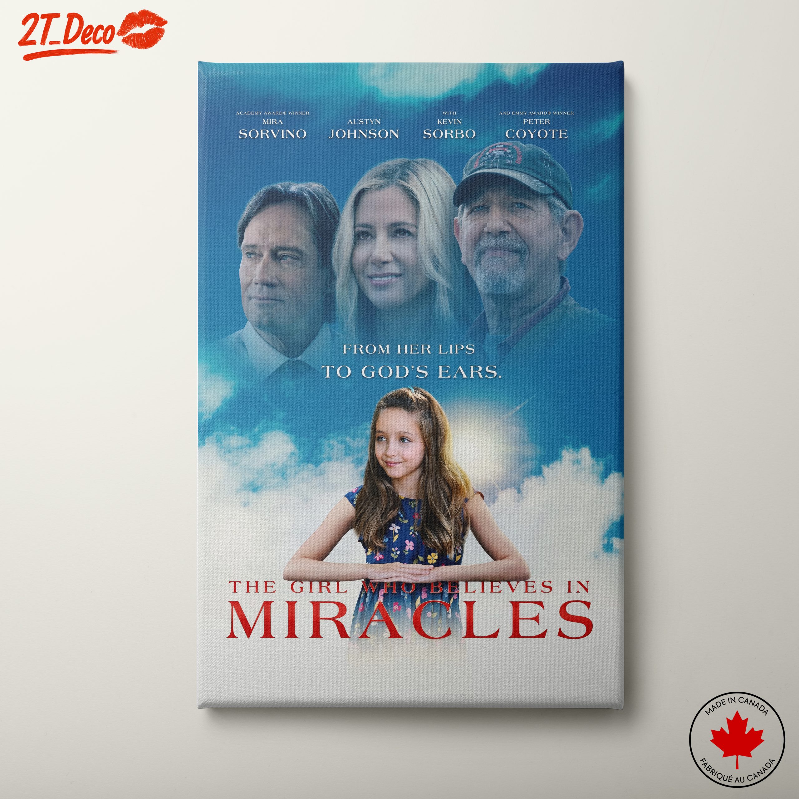 The Girl Who Believes in Miracles Inspirational Movie Art