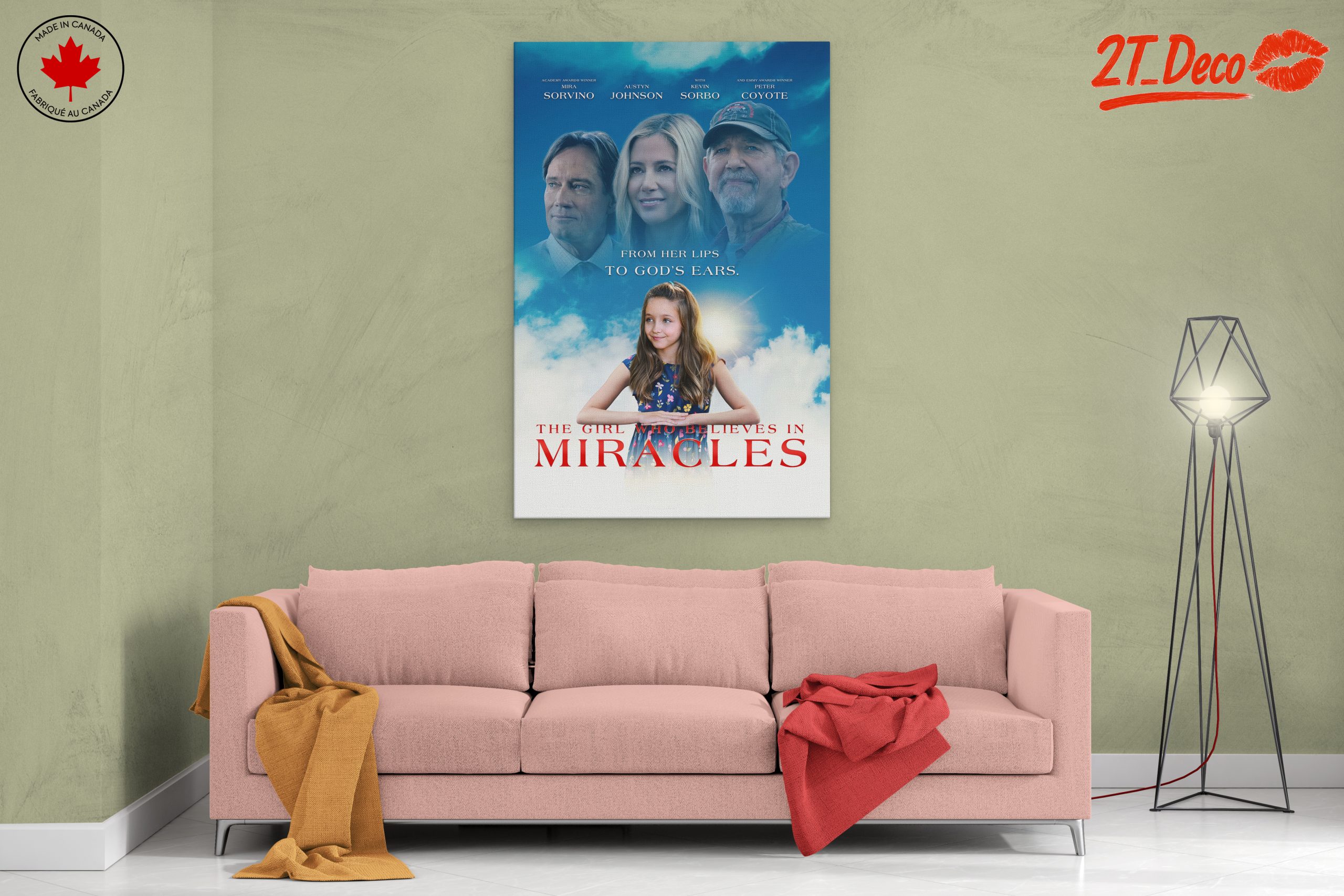 The Girl Who Believes in Miracles Inspirational Movie Art - Image 2