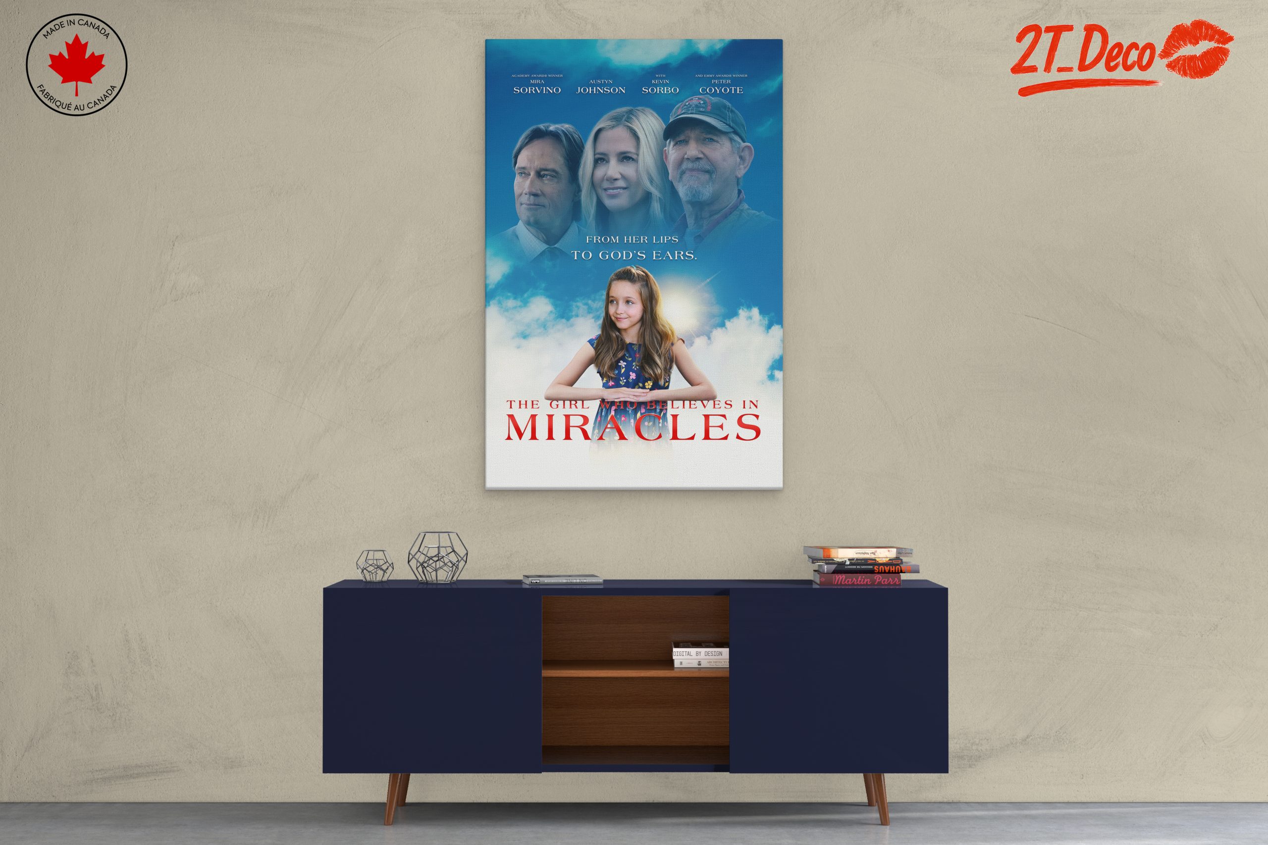 The Girl Who Believes in Miracles Inspirational Movie Art - Image 3