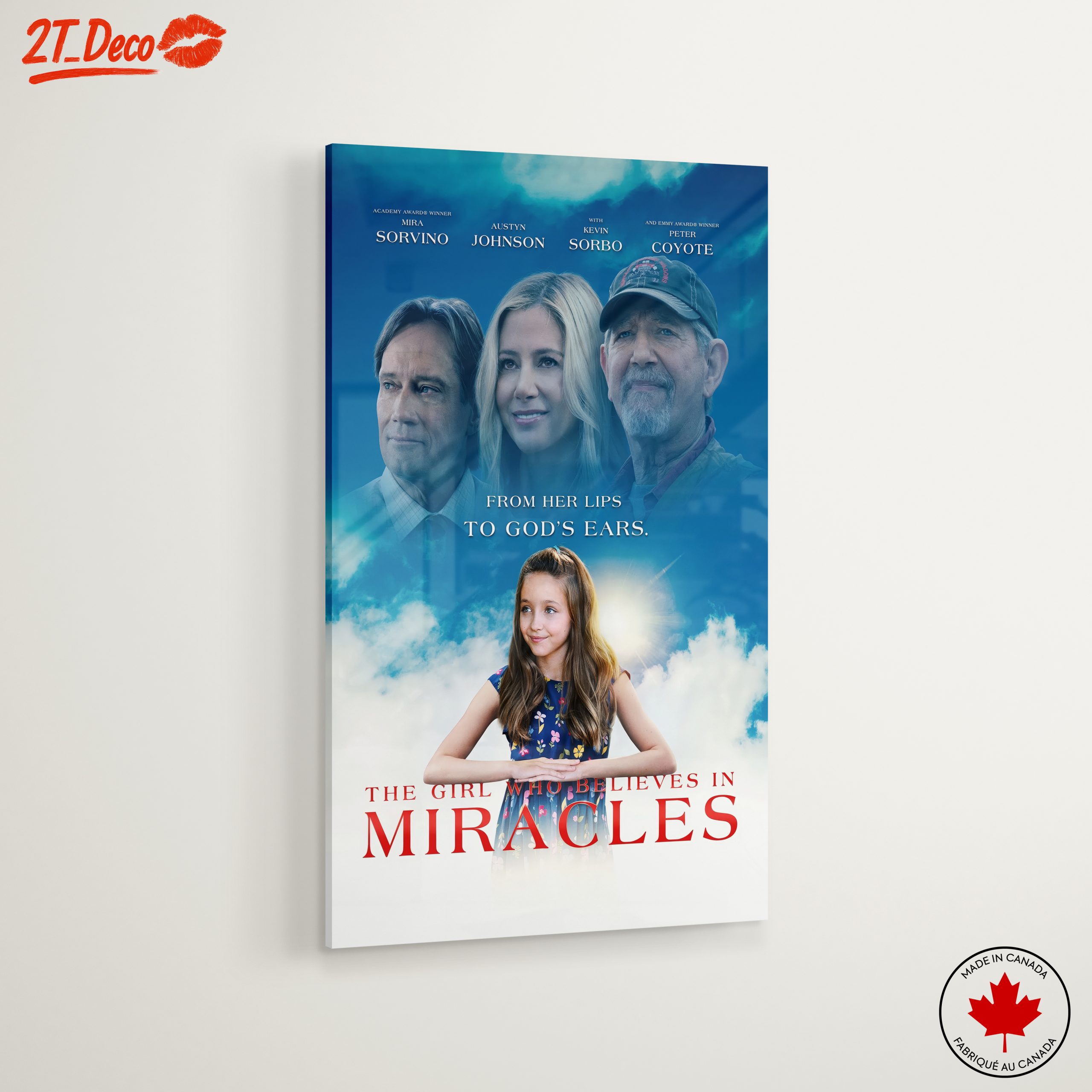 The Girl Who Believes in Miracles Inspirational Movie Art - Image 6