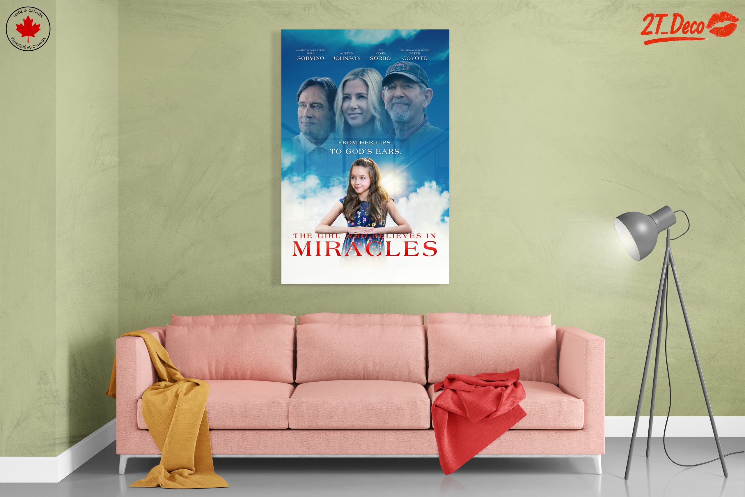 The Girl Who Believes in Miracles Inspirational Movie Art - Image 7