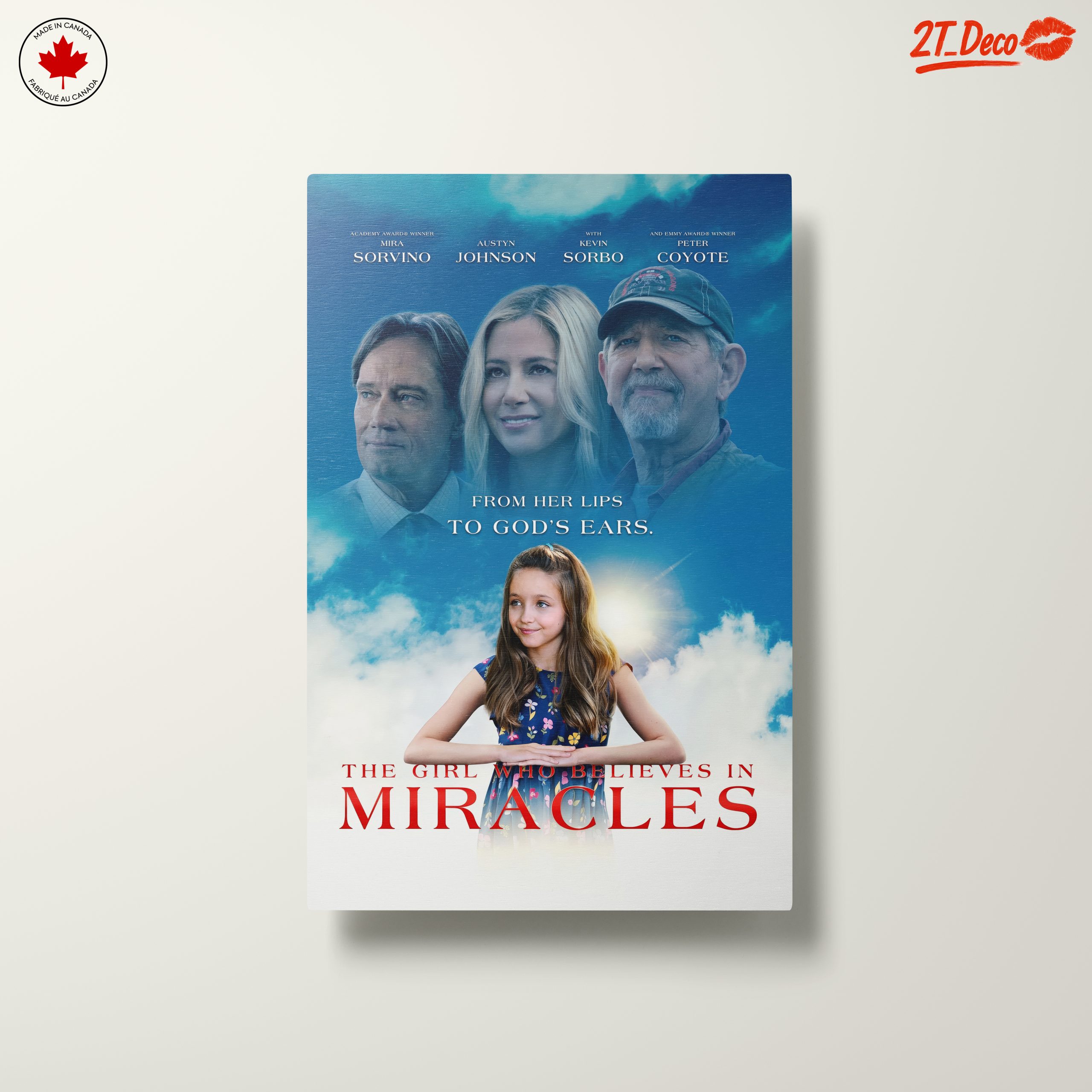 The Girl Who Believes in Miracles Inspirational Movie Art - Image 10