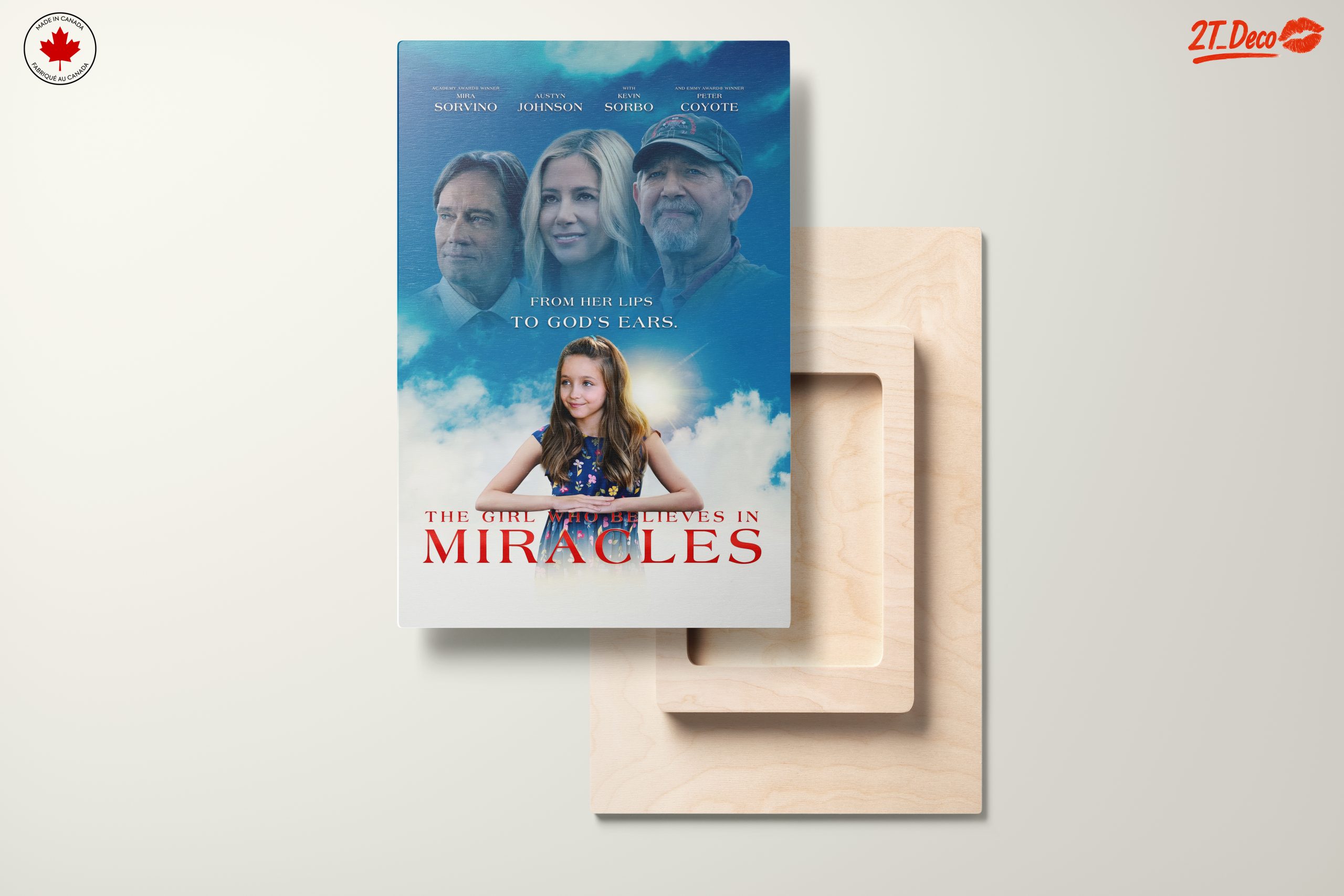 The Girl Who Believes in Miracles Inspirational Movie Art - Image 11