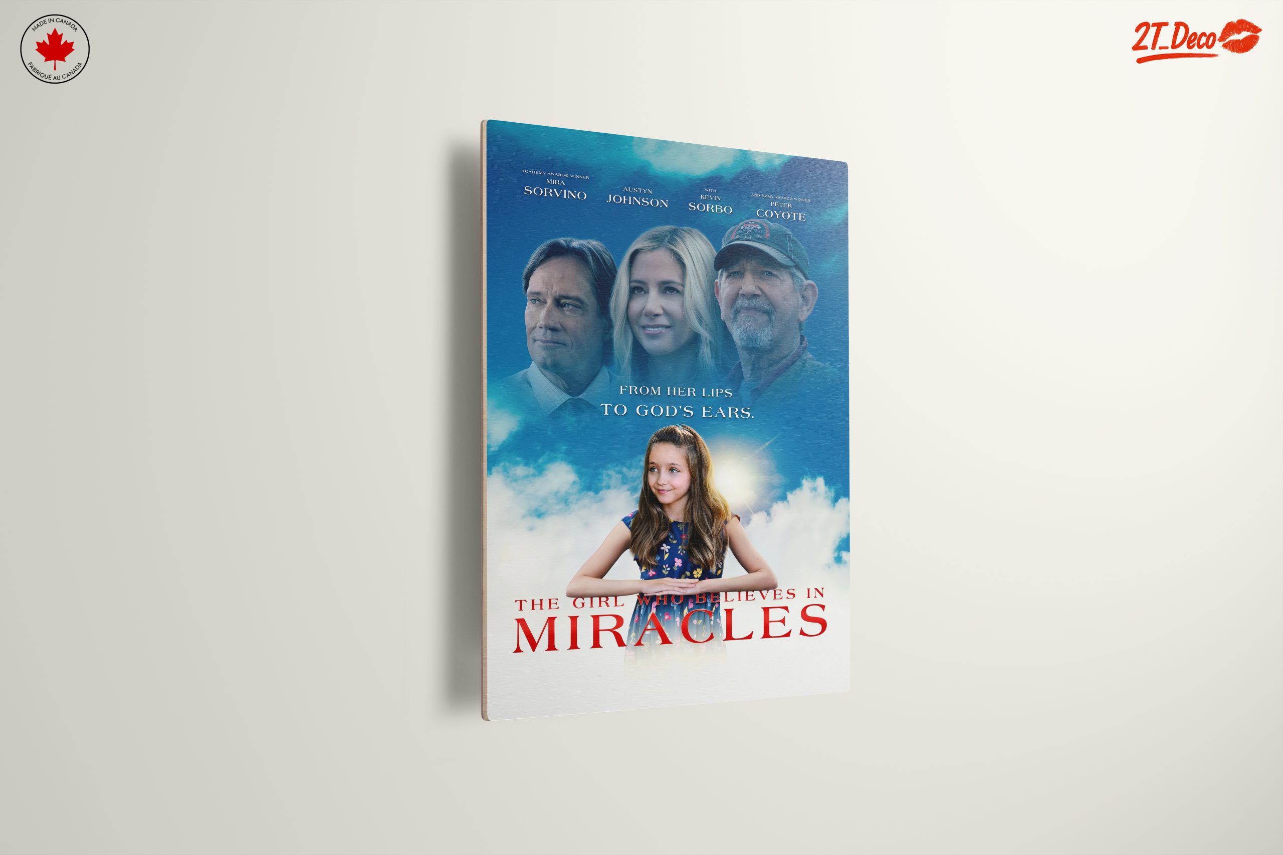The Girl Who Believes in Miracles Inspirational Movie Art - Image 13