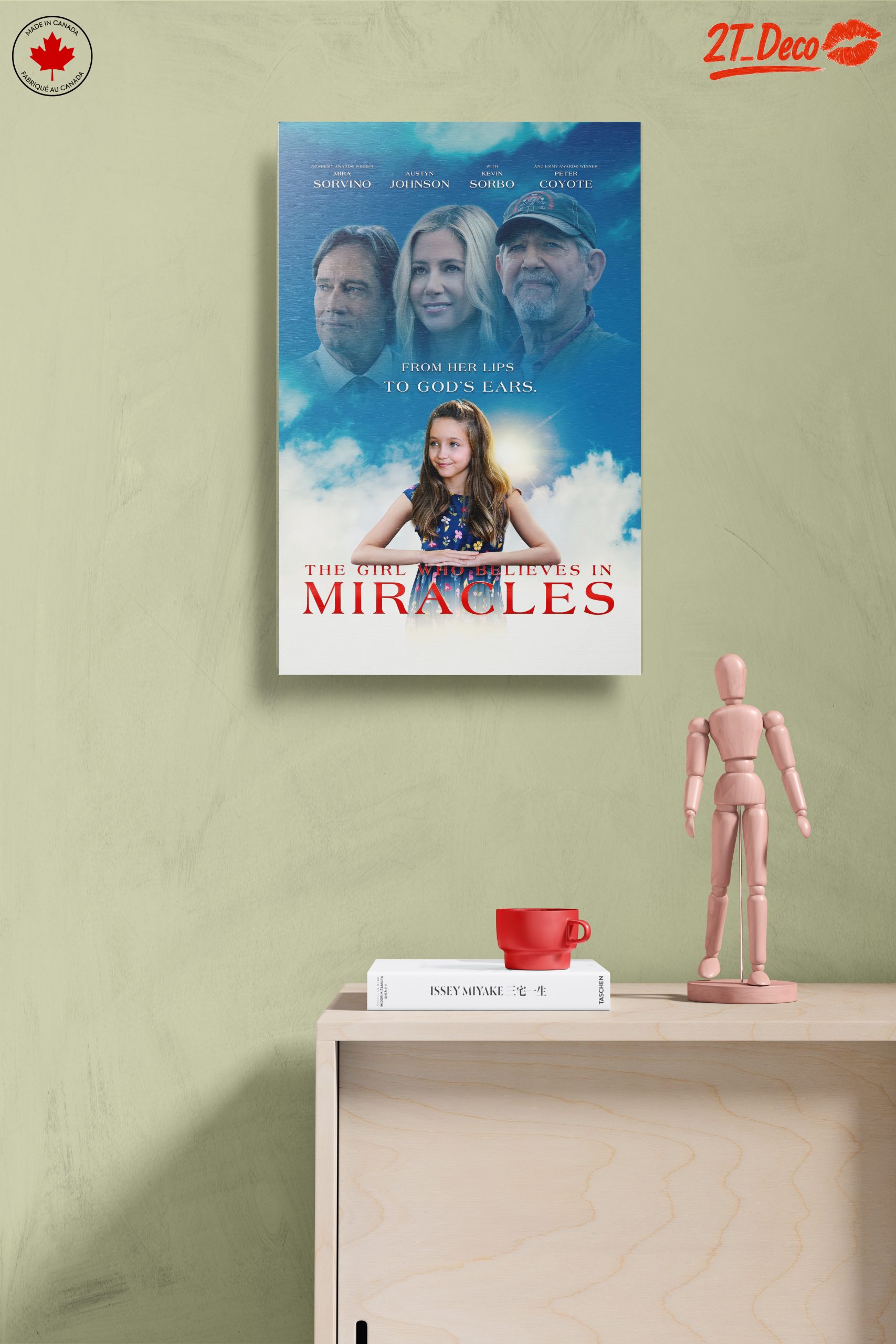 The Girl Who Believes in Miracles Inspirational Movie Art - Image 14