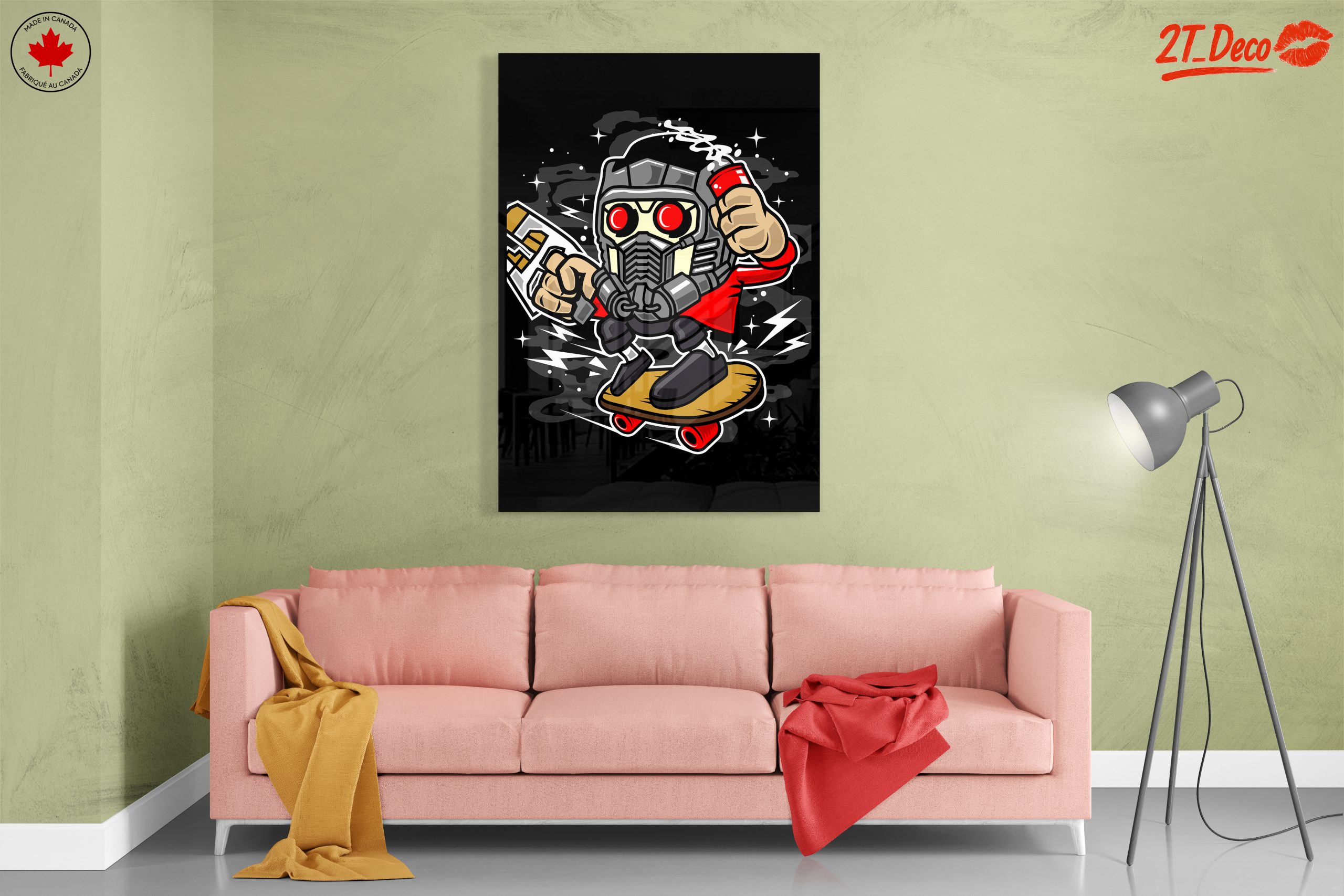 Dynamic Superhero Character on Skateboard - Image 7