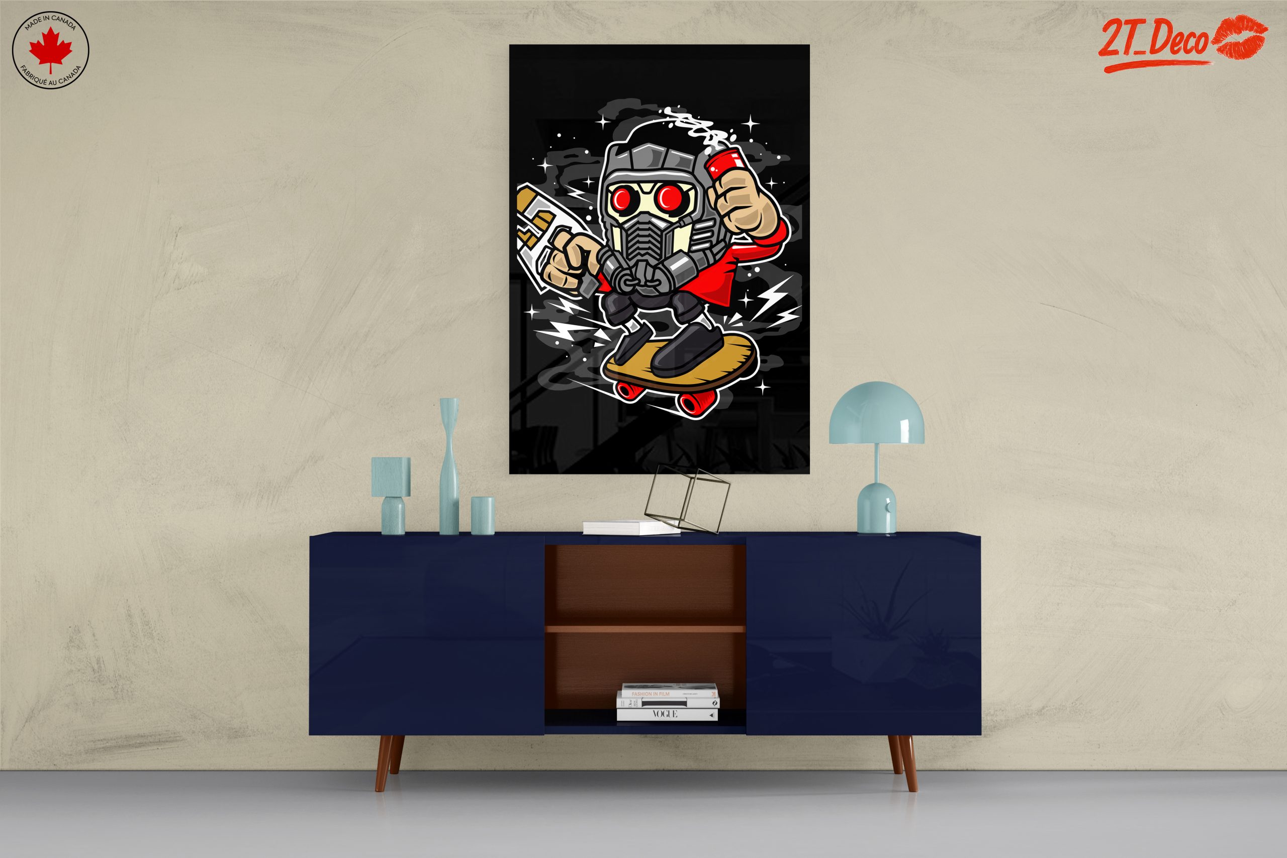 Dynamic Superhero Character on Skateboard - Image 8