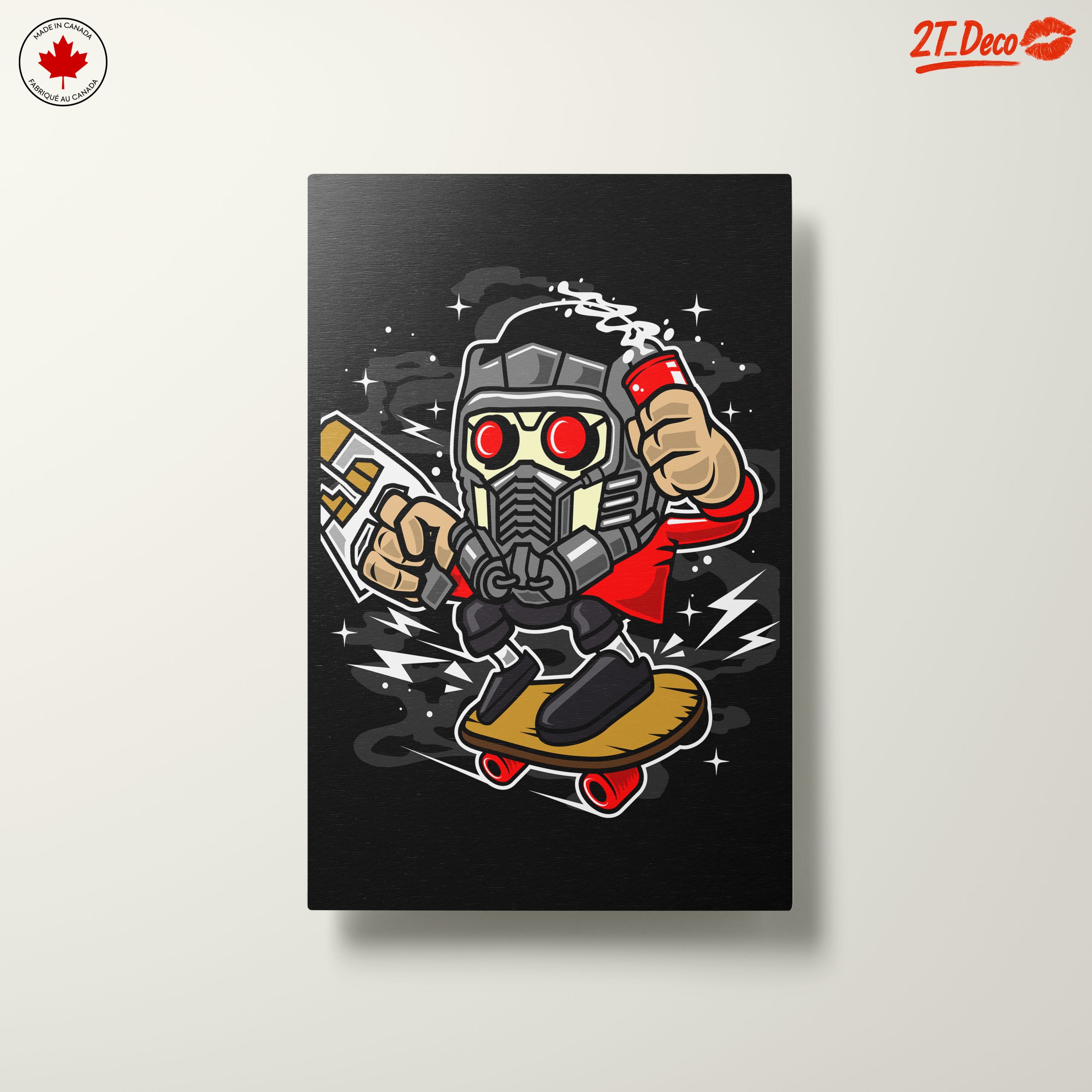 Dynamic Superhero Character on Skateboard - Image 10