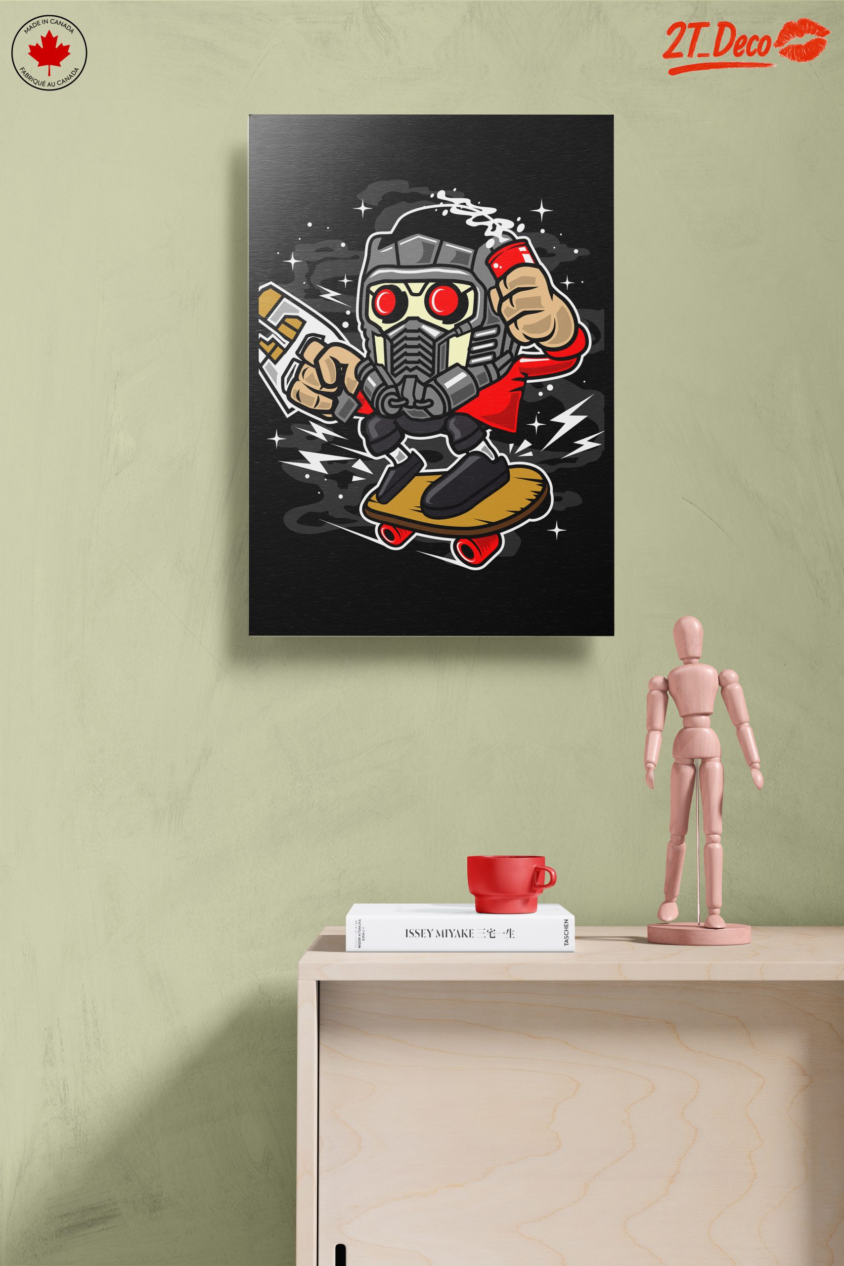 Dynamic Superhero Character on Skateboard - Image 14