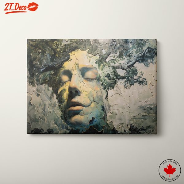 Emotive Abstract Figure Art