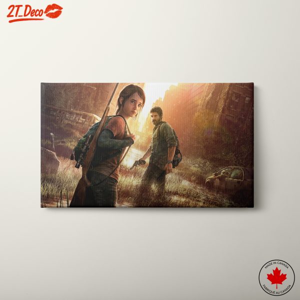 The Last of Us Character Art featuring Joel and Ellie