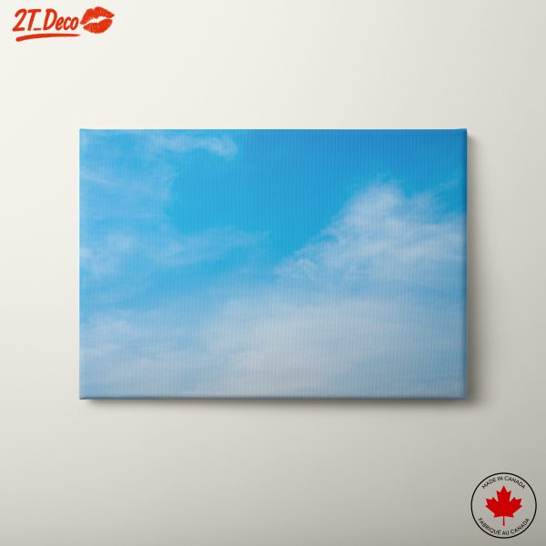 Serene Sky with Soft Clouds