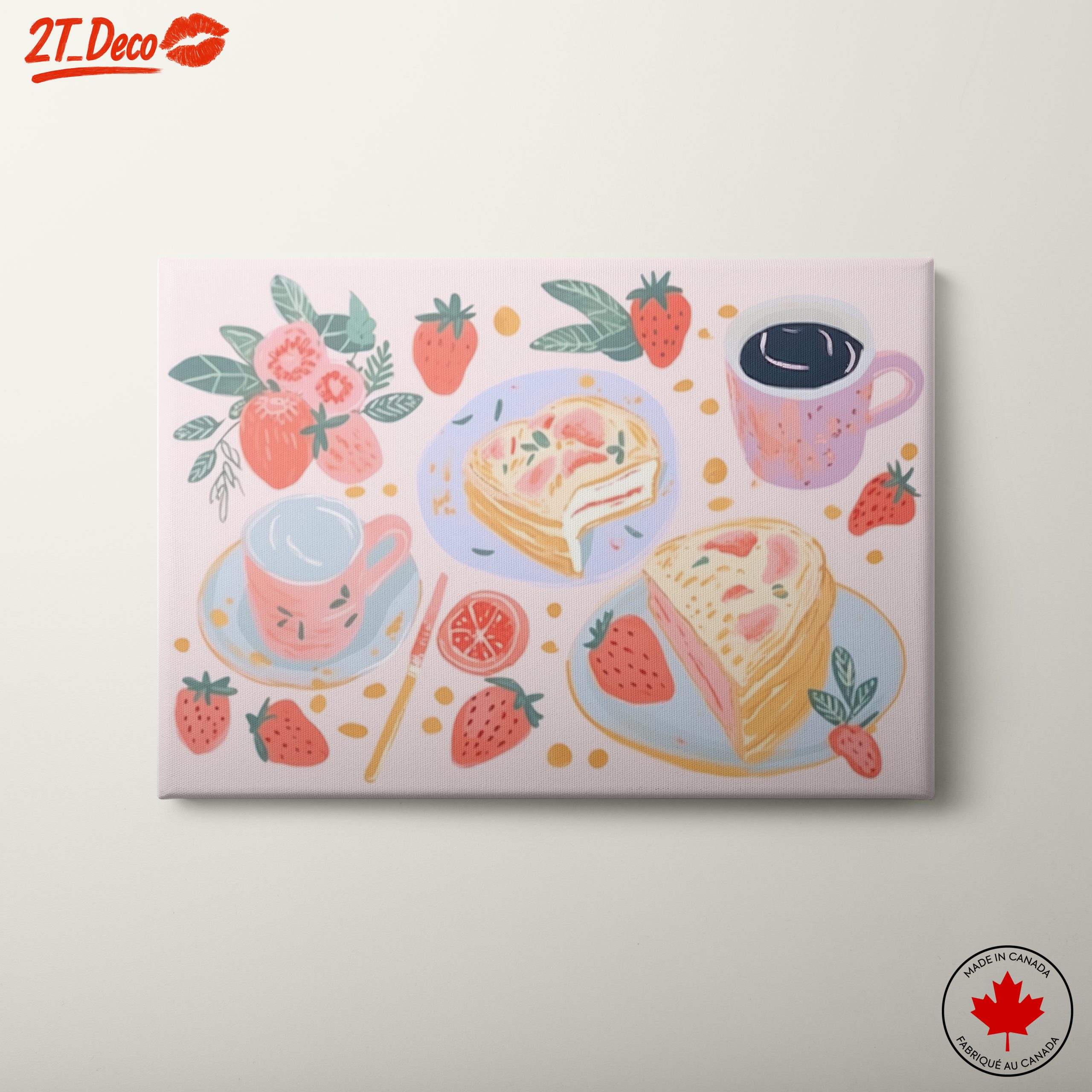 Colorful Abstract Food Still Life