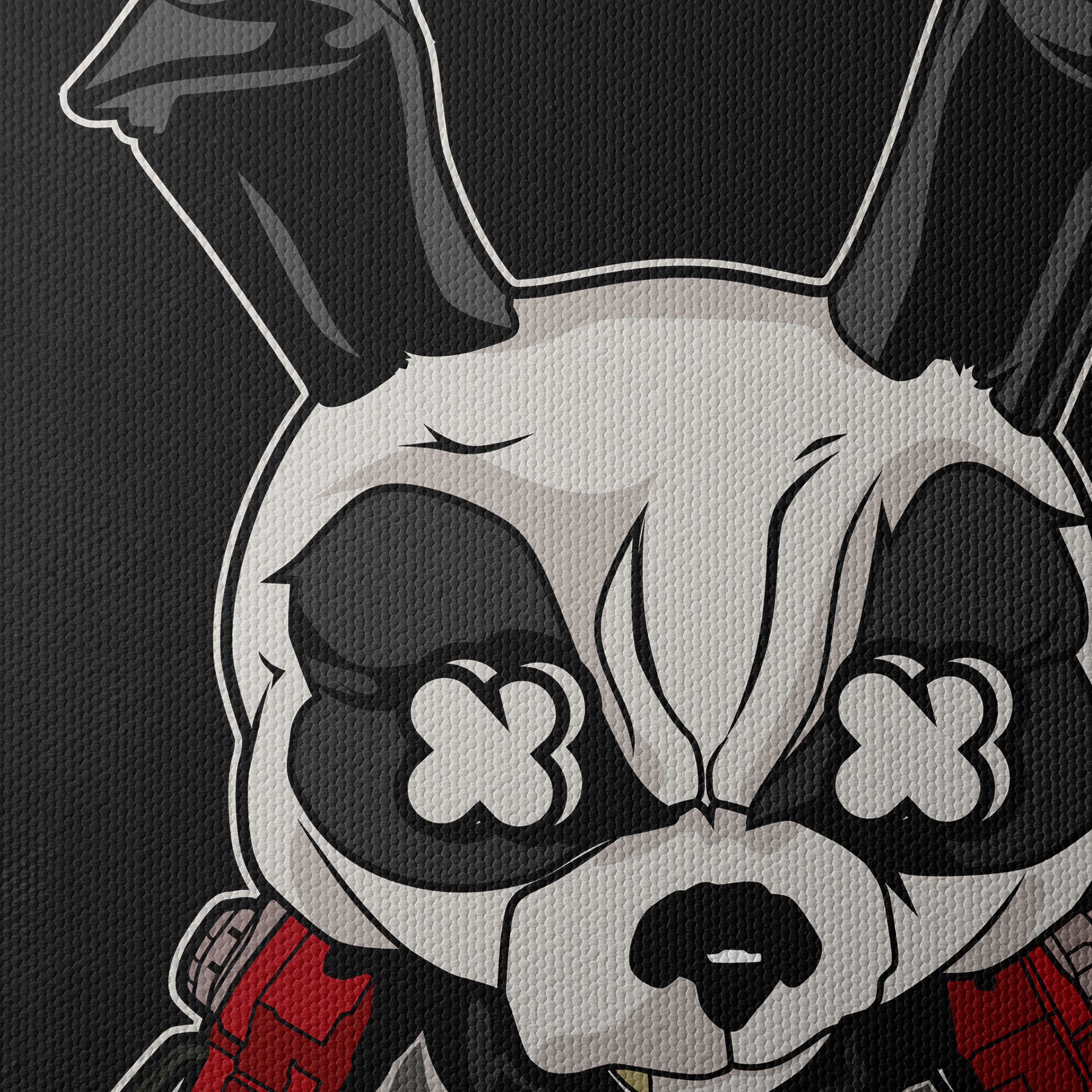 Stylized Panda Character Art with Chainsaws - Image 4