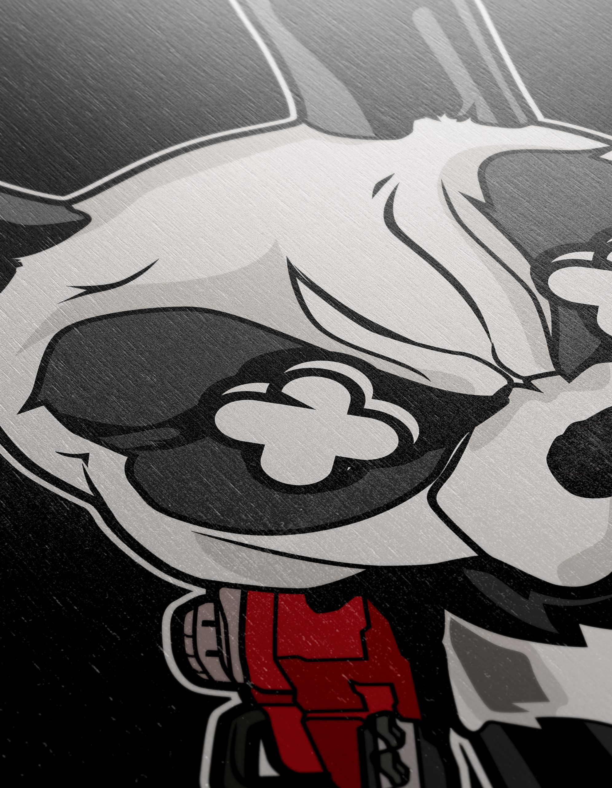Stylized Panda Character Art with Chainsaws - Image 12