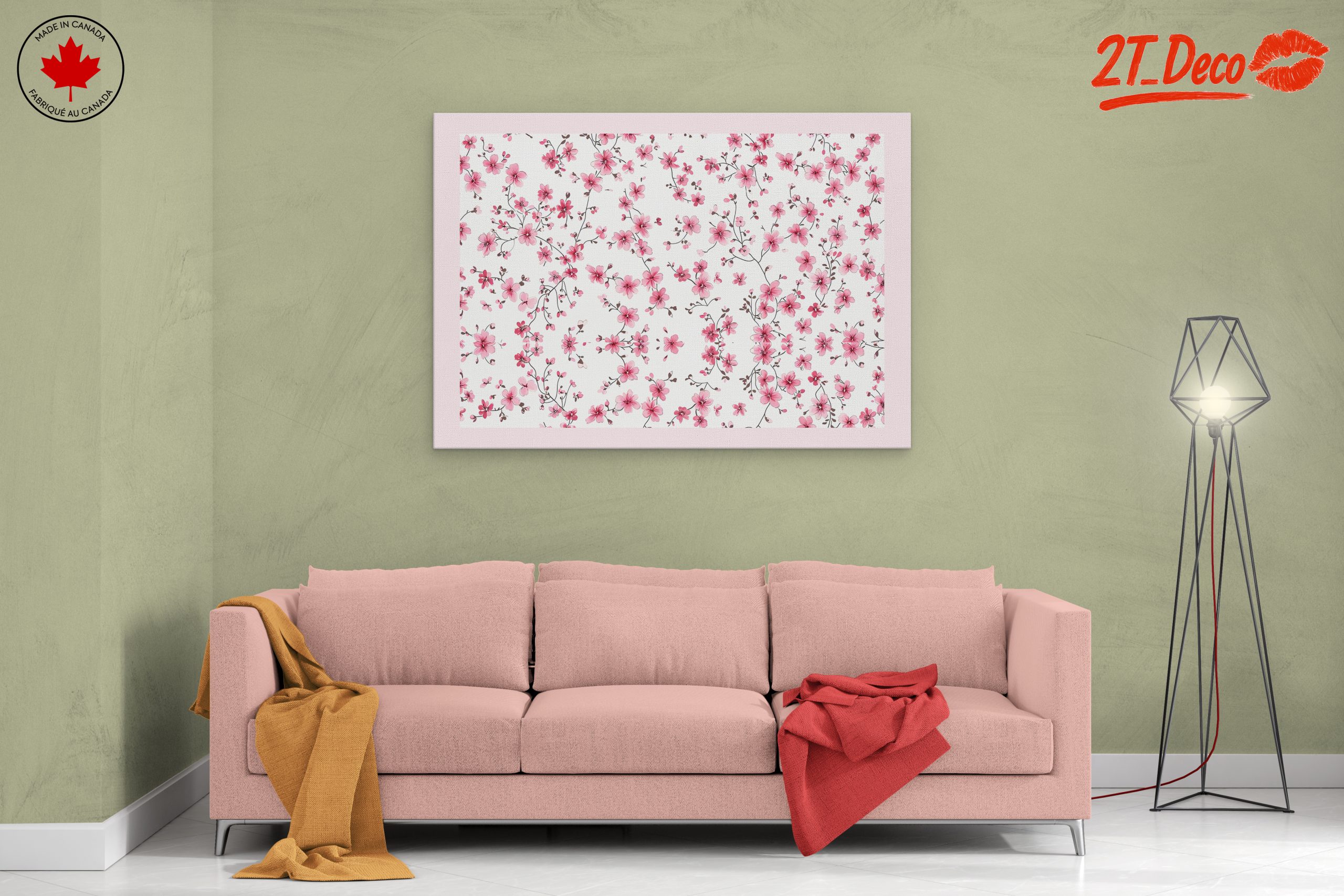 Delicate Floral Pattern Art - Image 2