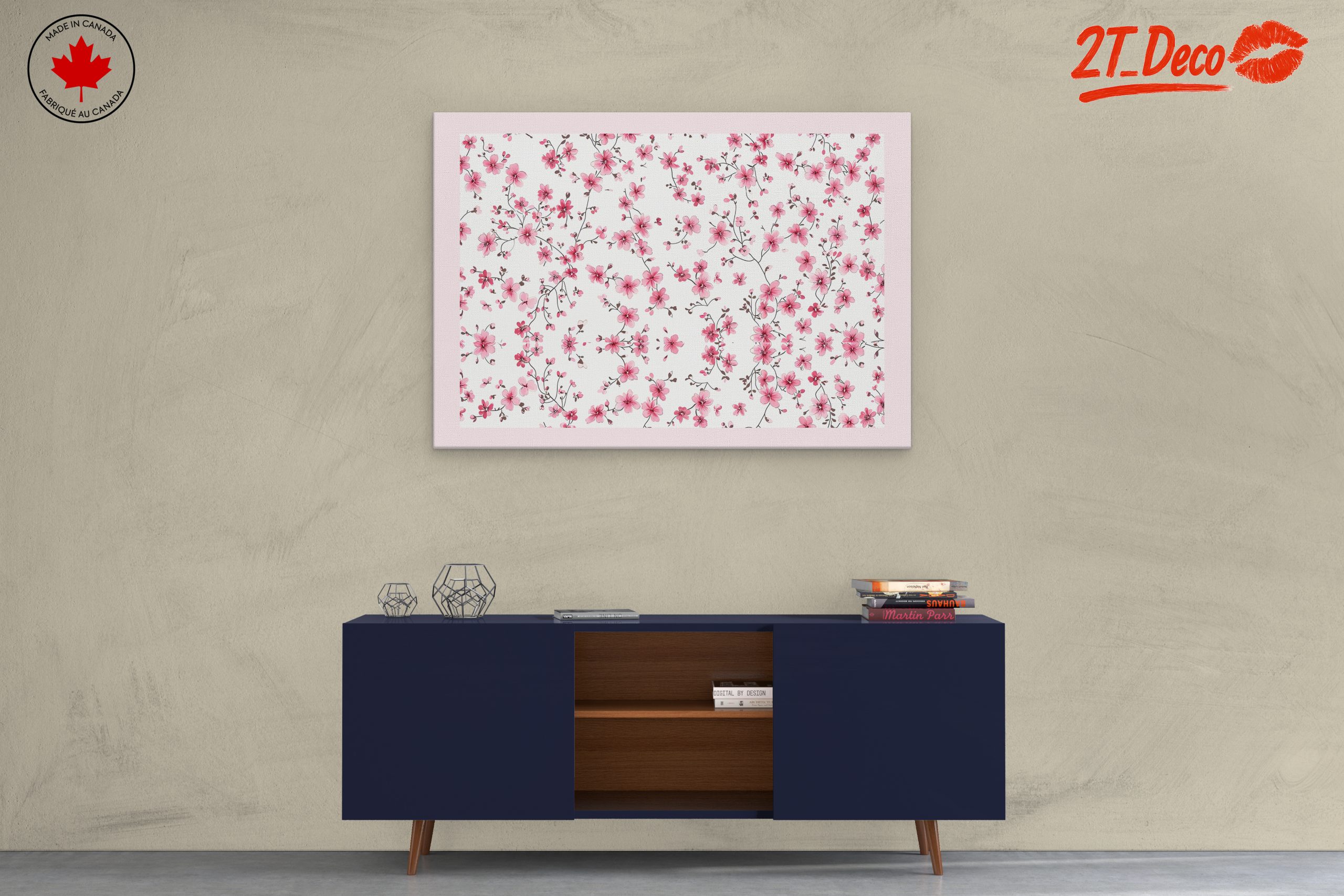 Delicate Floral Pattern Art - Image 3
