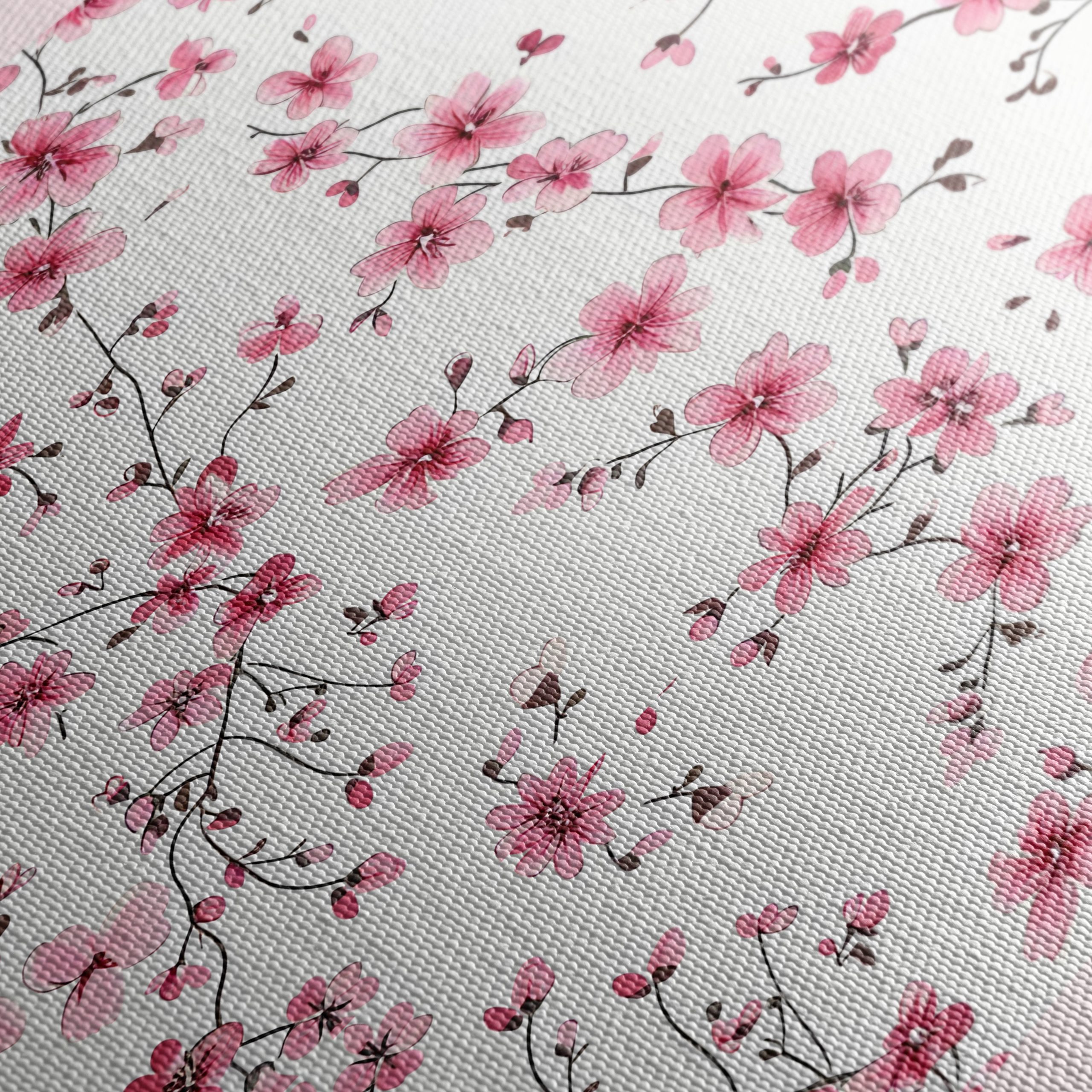 Delicate Floral Pattern Art - Image 5