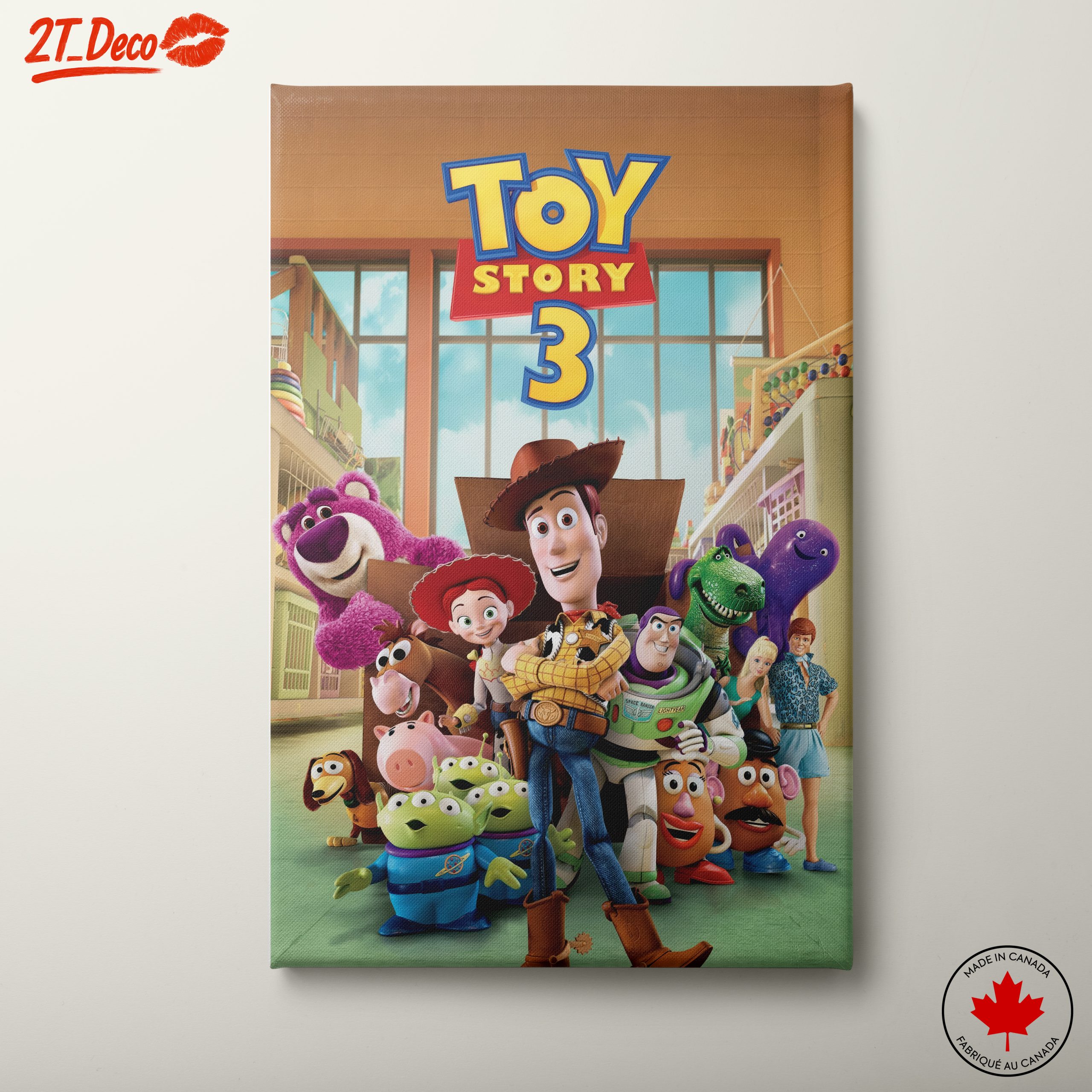 Toy Story 3 Characters Wall Art