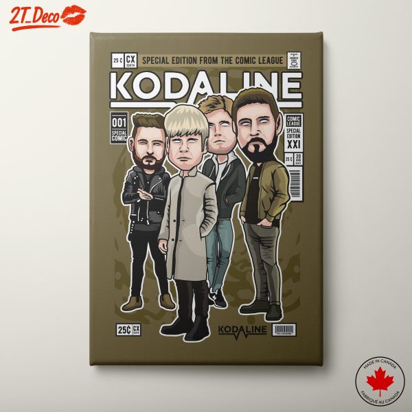 Kodaline Music Band Illustration