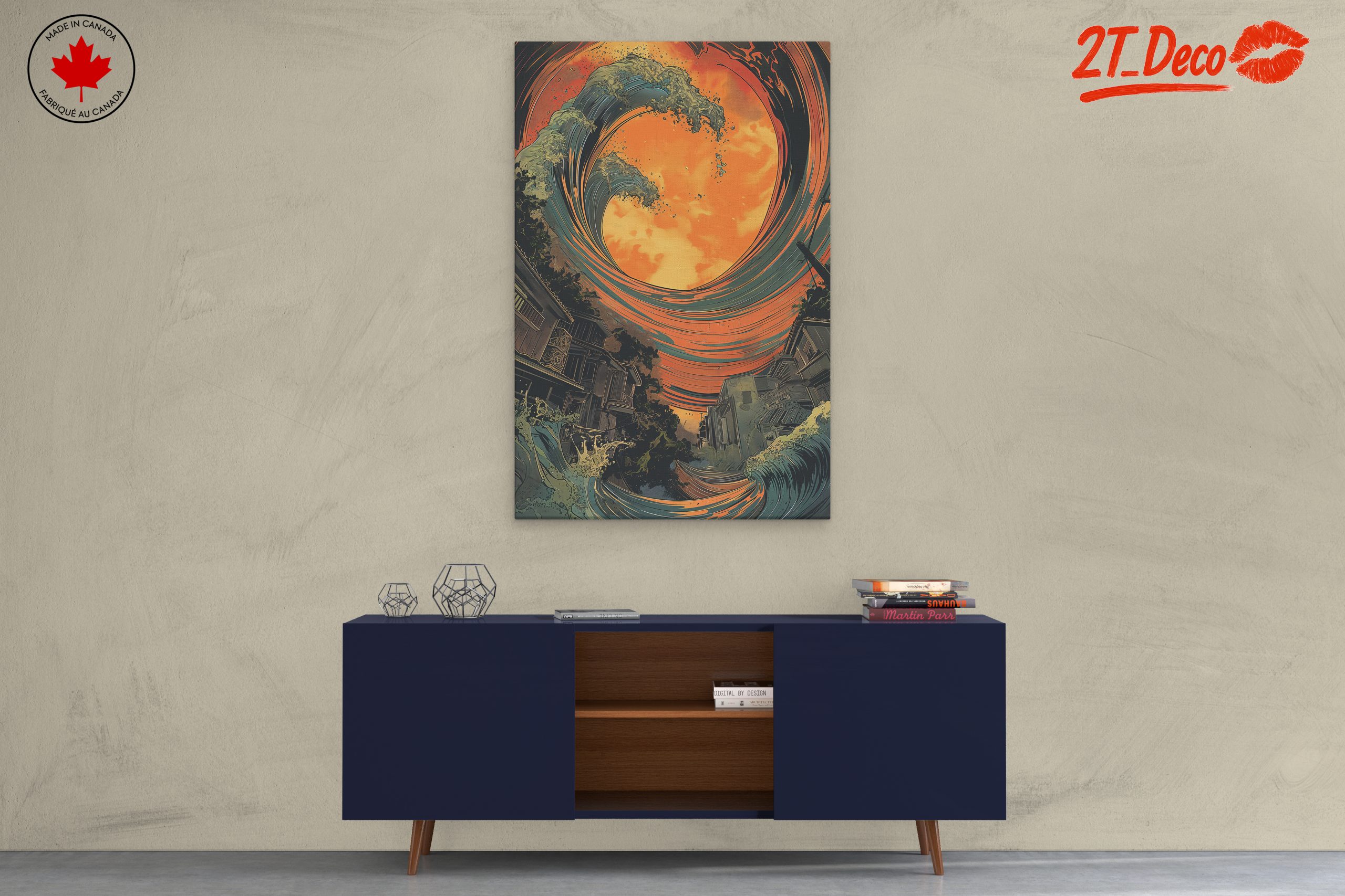 Abstract Waves and Ocean Scene Art - Image 3