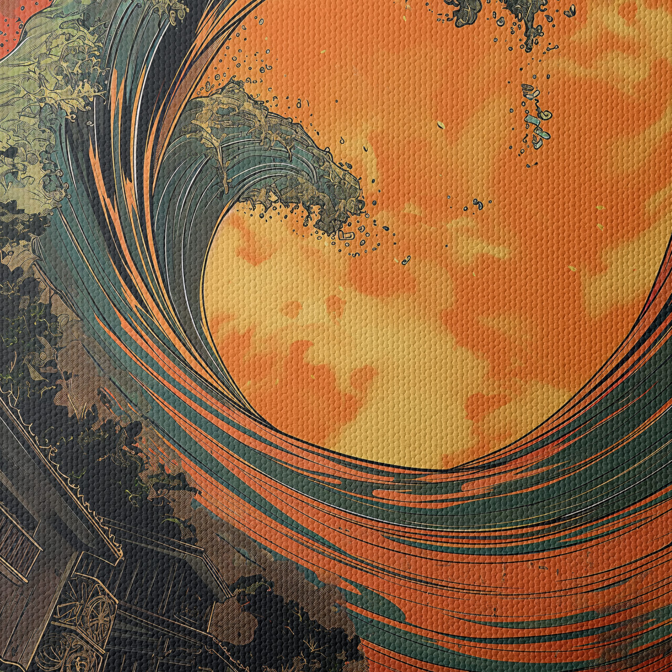 Abstract Waves and Ocean Scene Art - Image 4