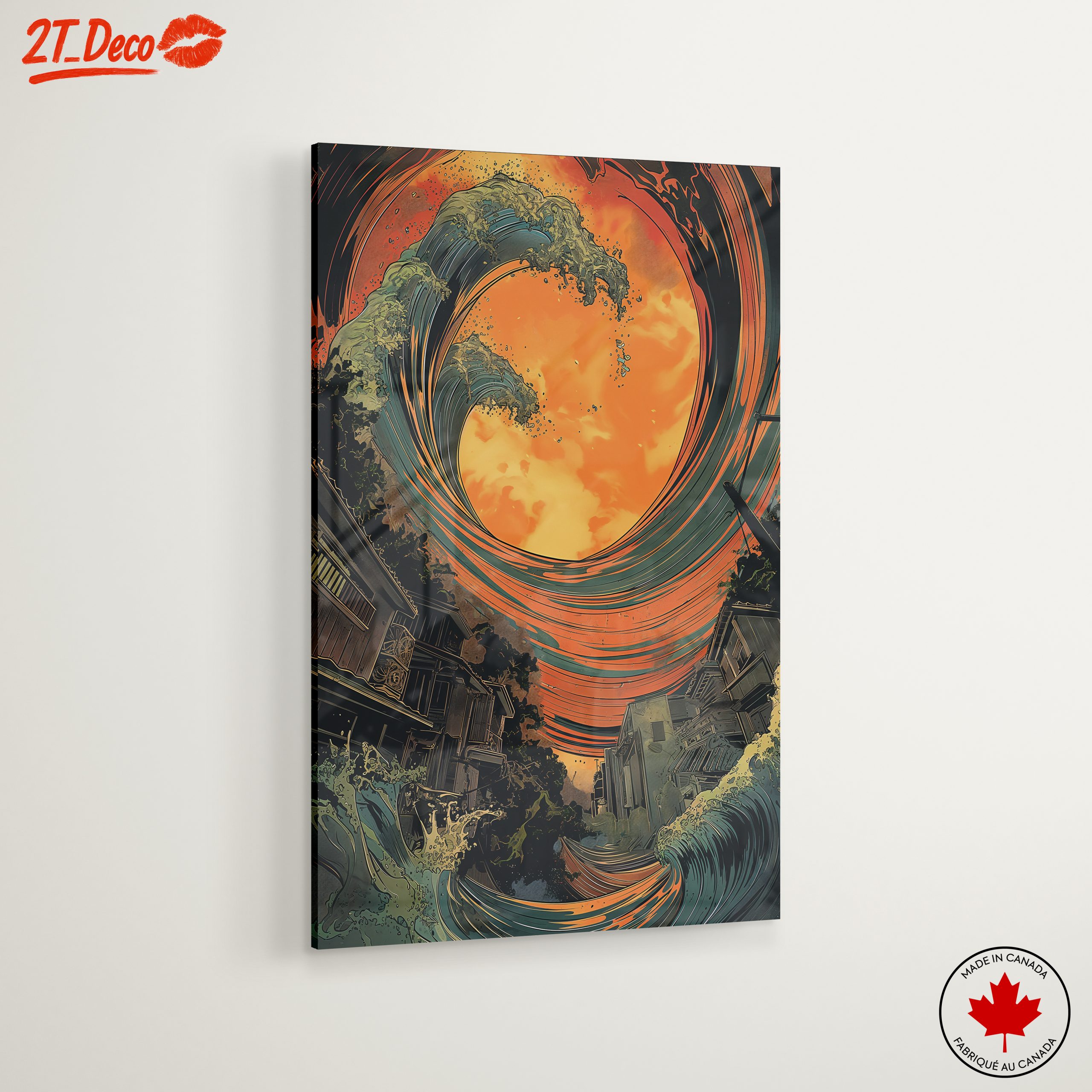 Abstract Waves and Ocean Scene Art - Image 6