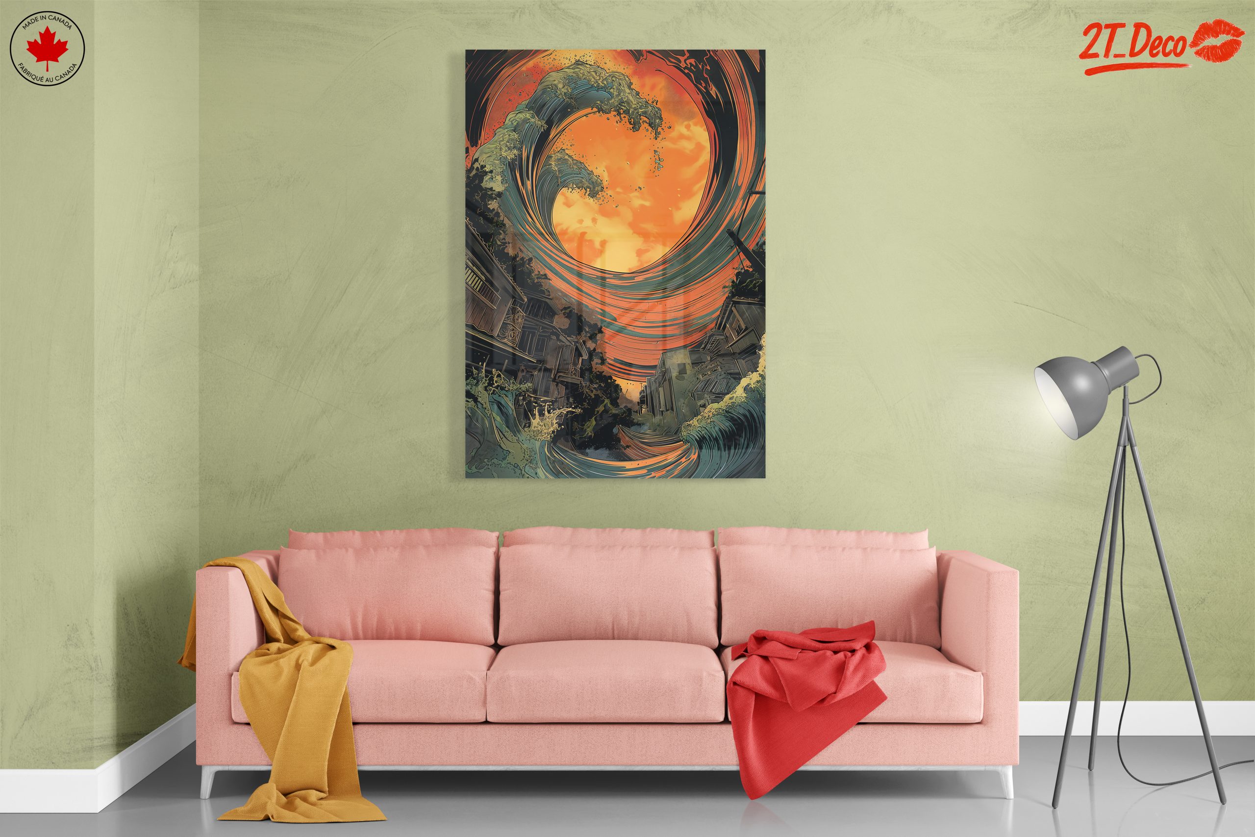 Abstract Waves and Ocean Scene Art - Image 7