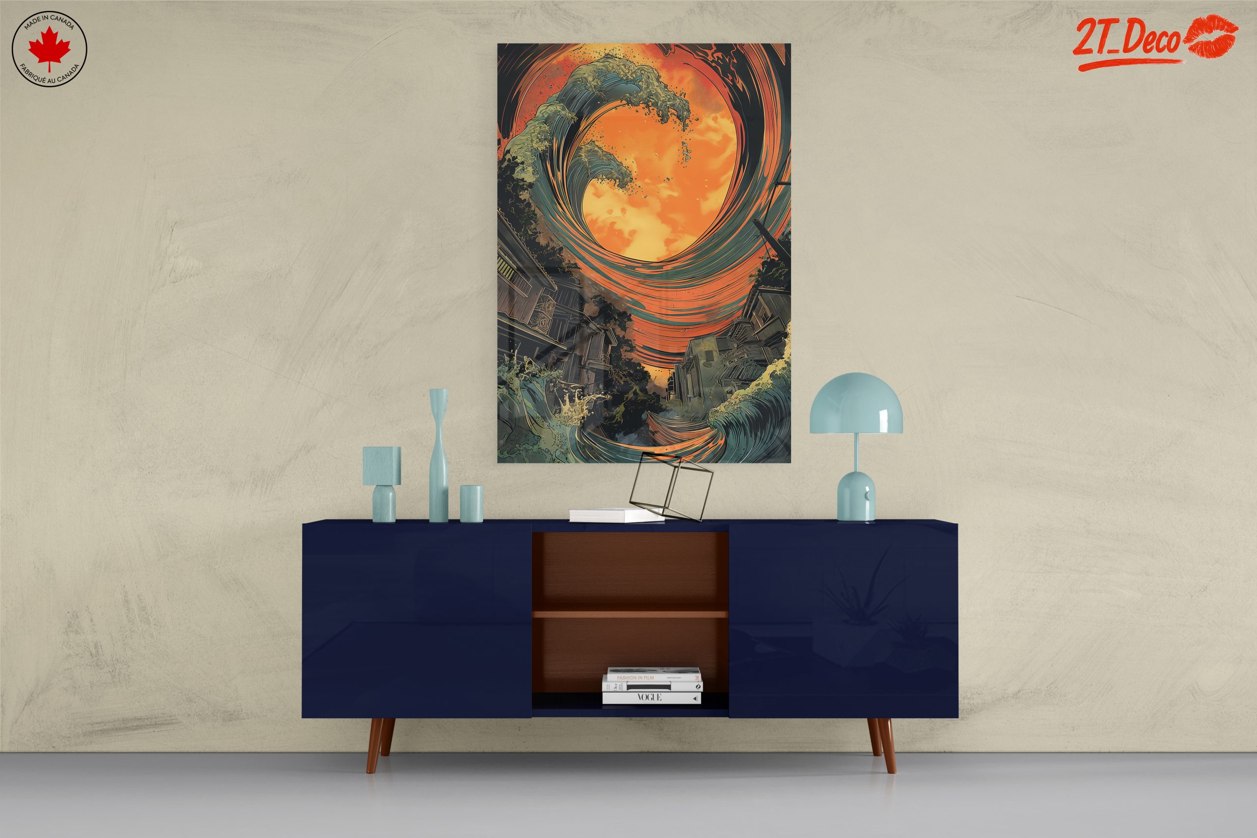 Abstract Waves and Ocean Scene Art - Image 8