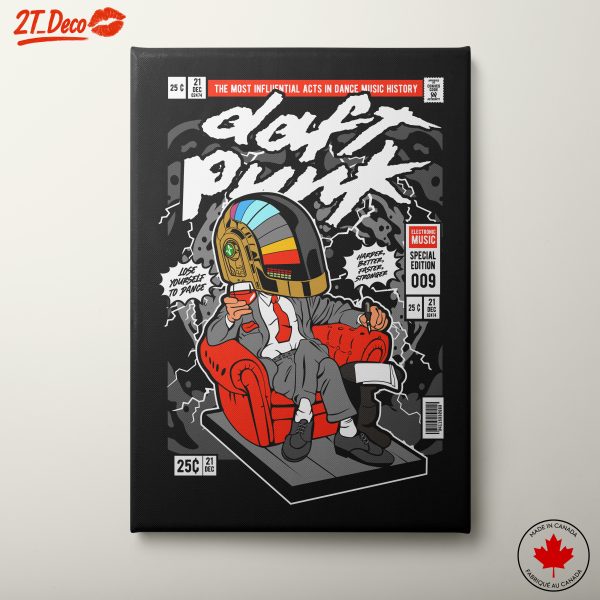 Daft Punk Artistic Print Inspired By Music History
