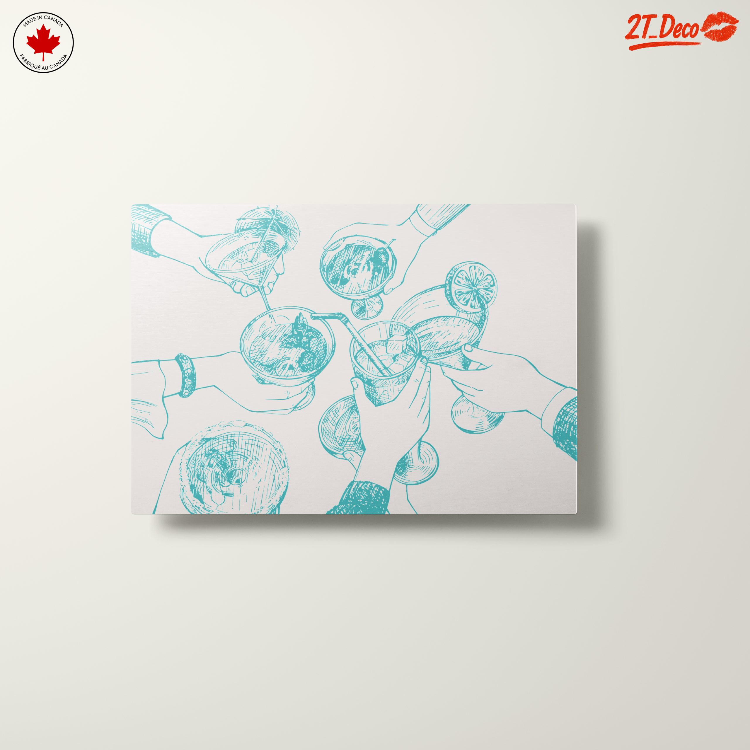 Celebratory Drinks Artwork for Social Gatherings - Image 10