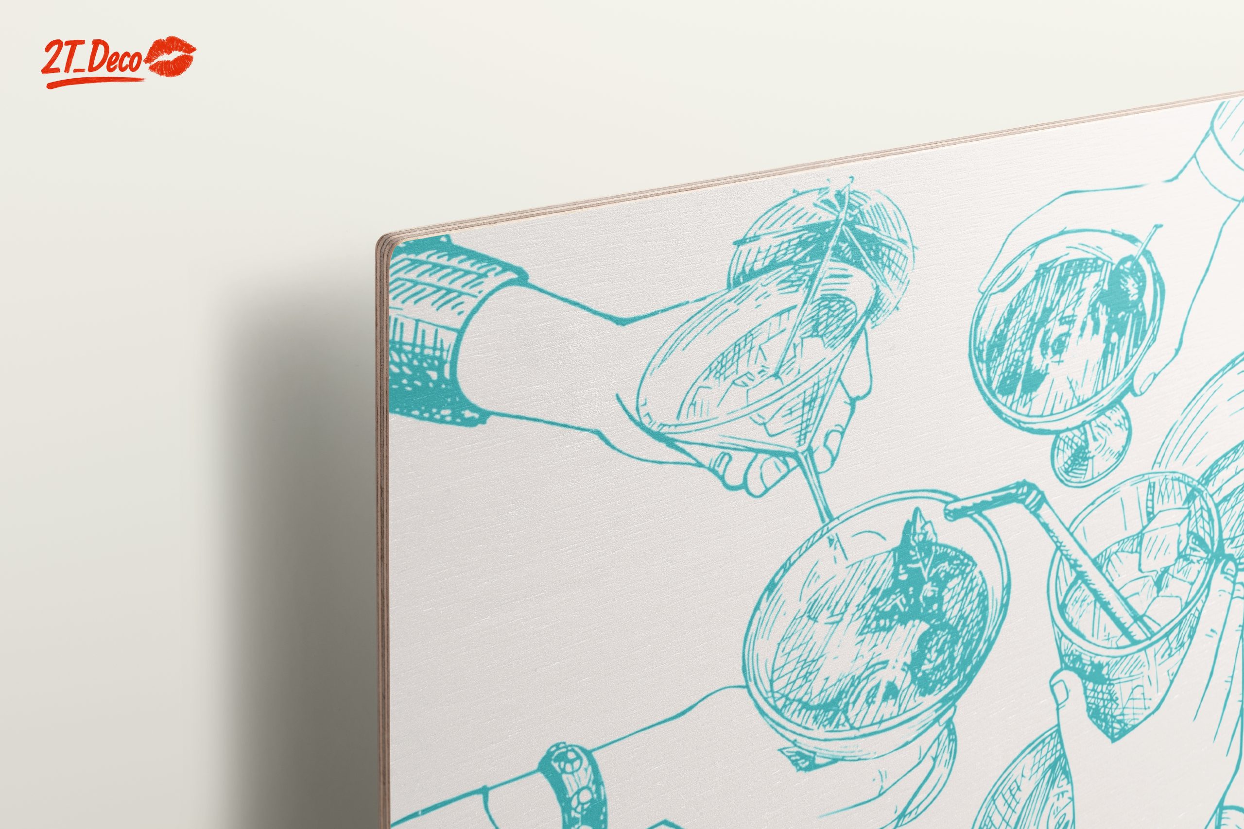 Celebratory Drinks Artwork for Social Gatherings - Image 15