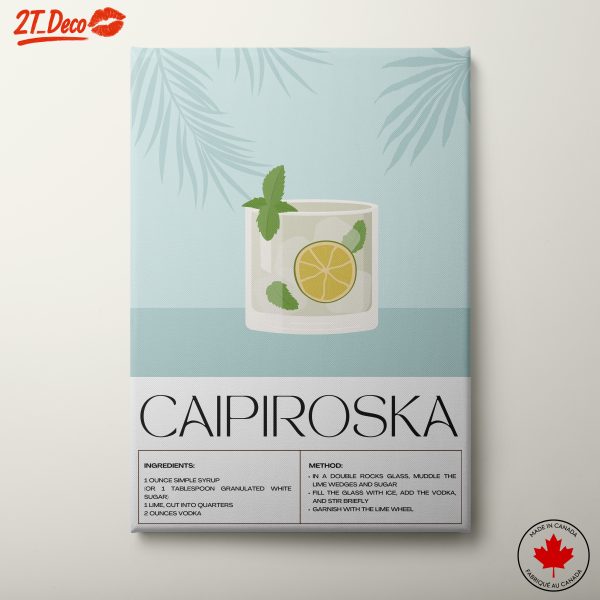 Caipiroska Cocktail Recipe Art