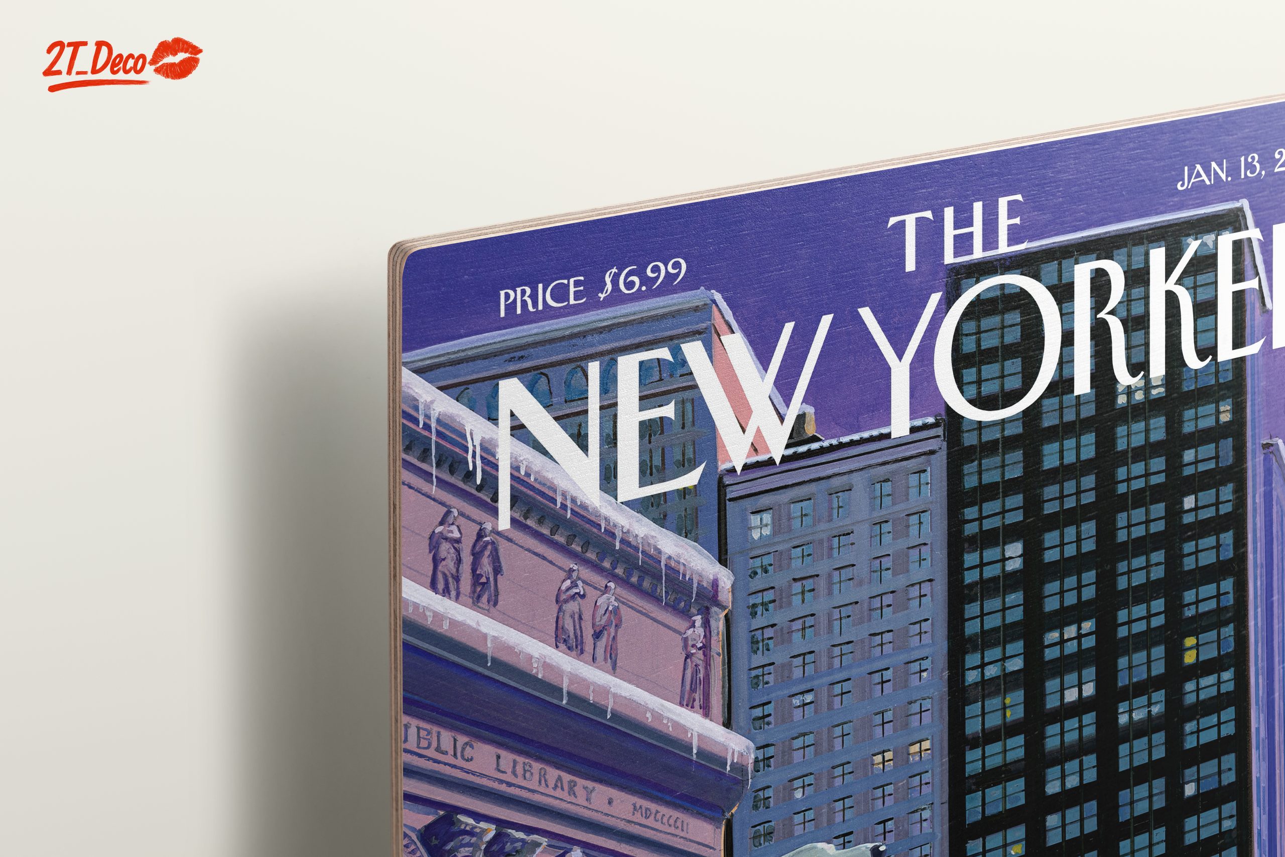 New Yorker Magazine Cover Art with Polar Bears - Image 15
