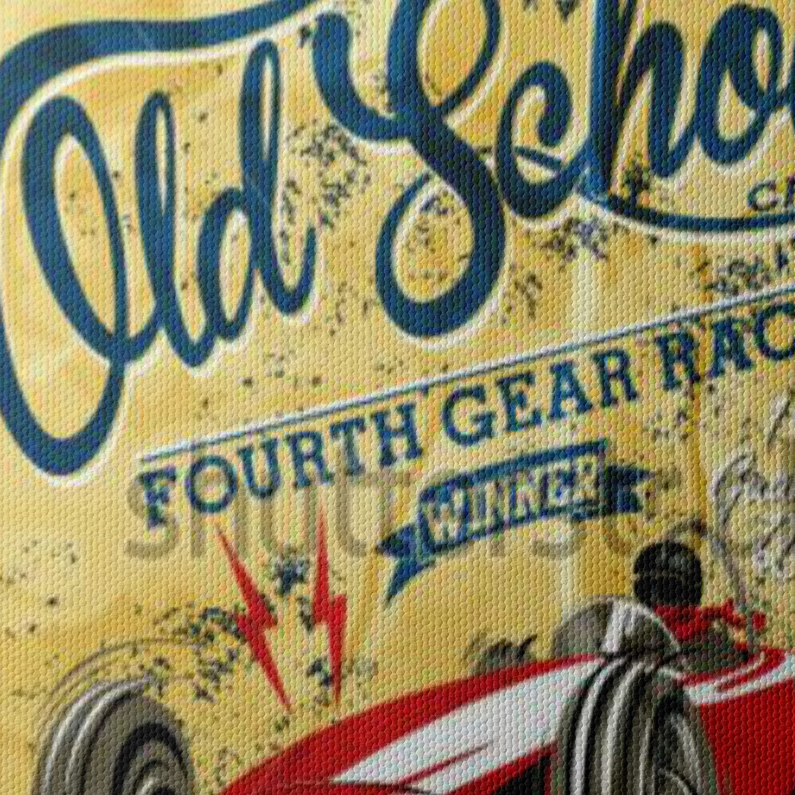Vintage Racing Car Poster Art - Image 4