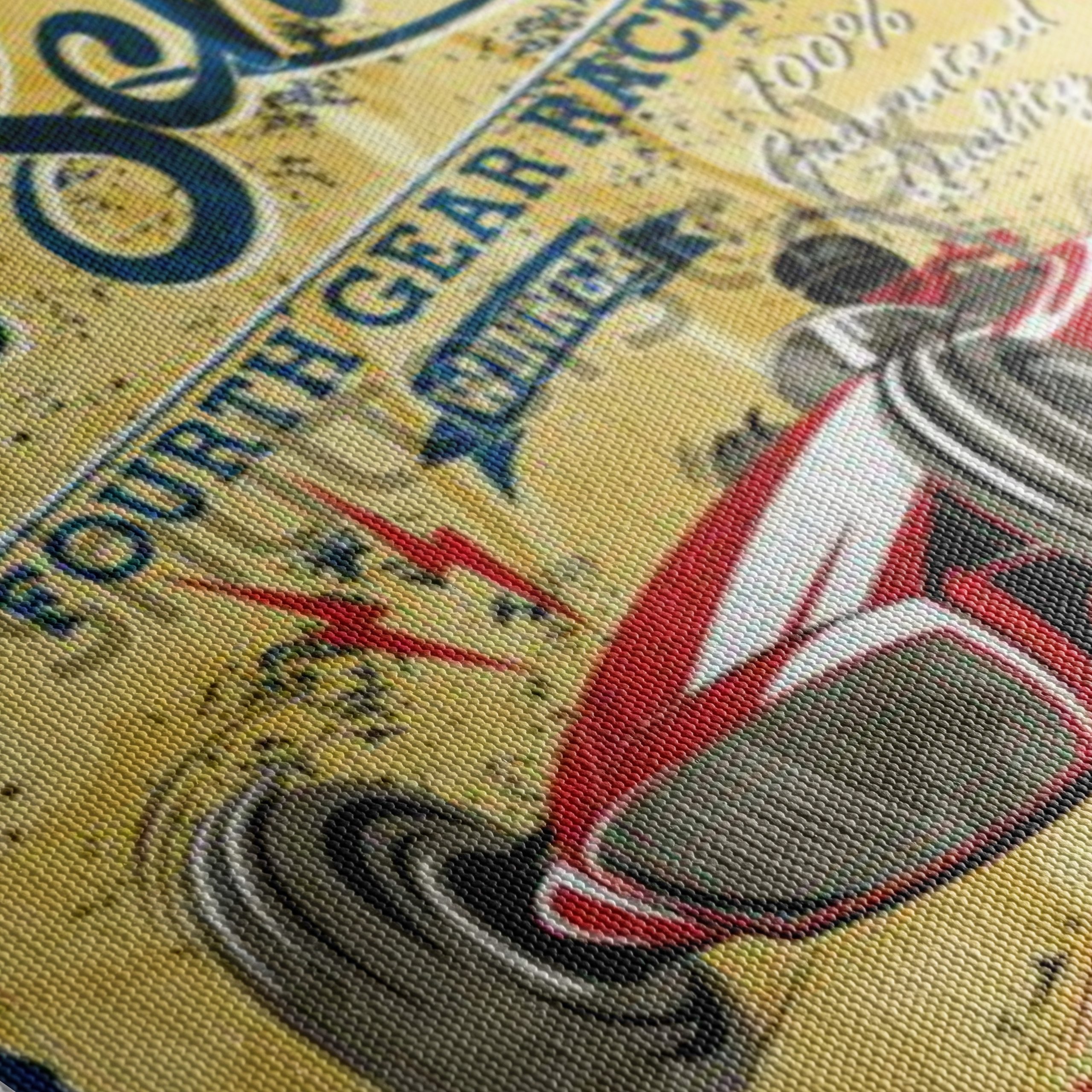 Vintage Racing Car Poster Art - Image 5