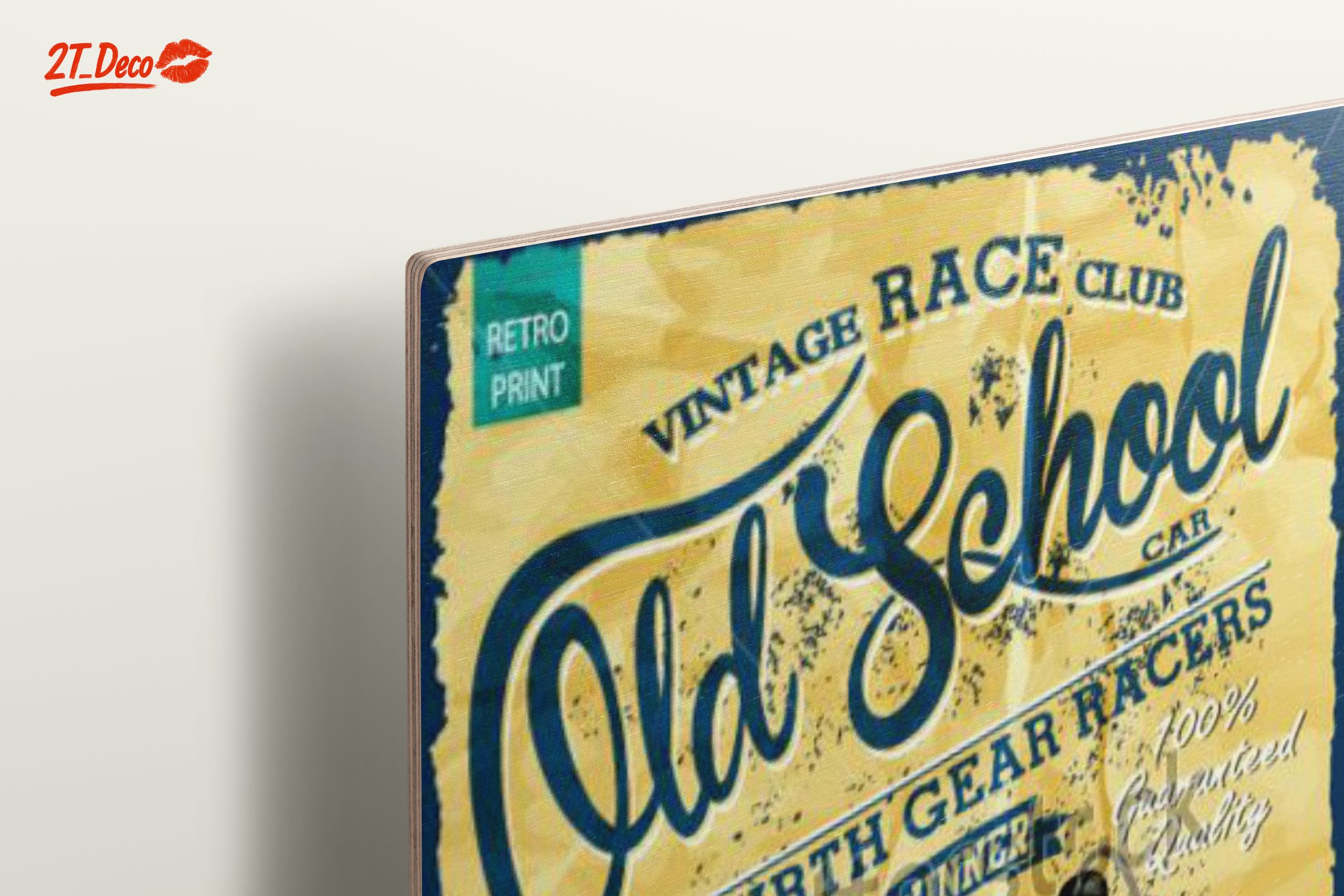 Vintage Racing Car Poster Art - Image 15