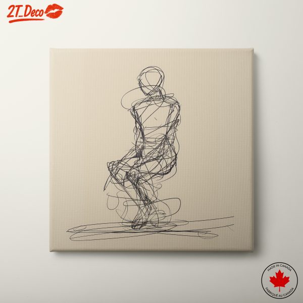 Stylized Abstract Figure Art