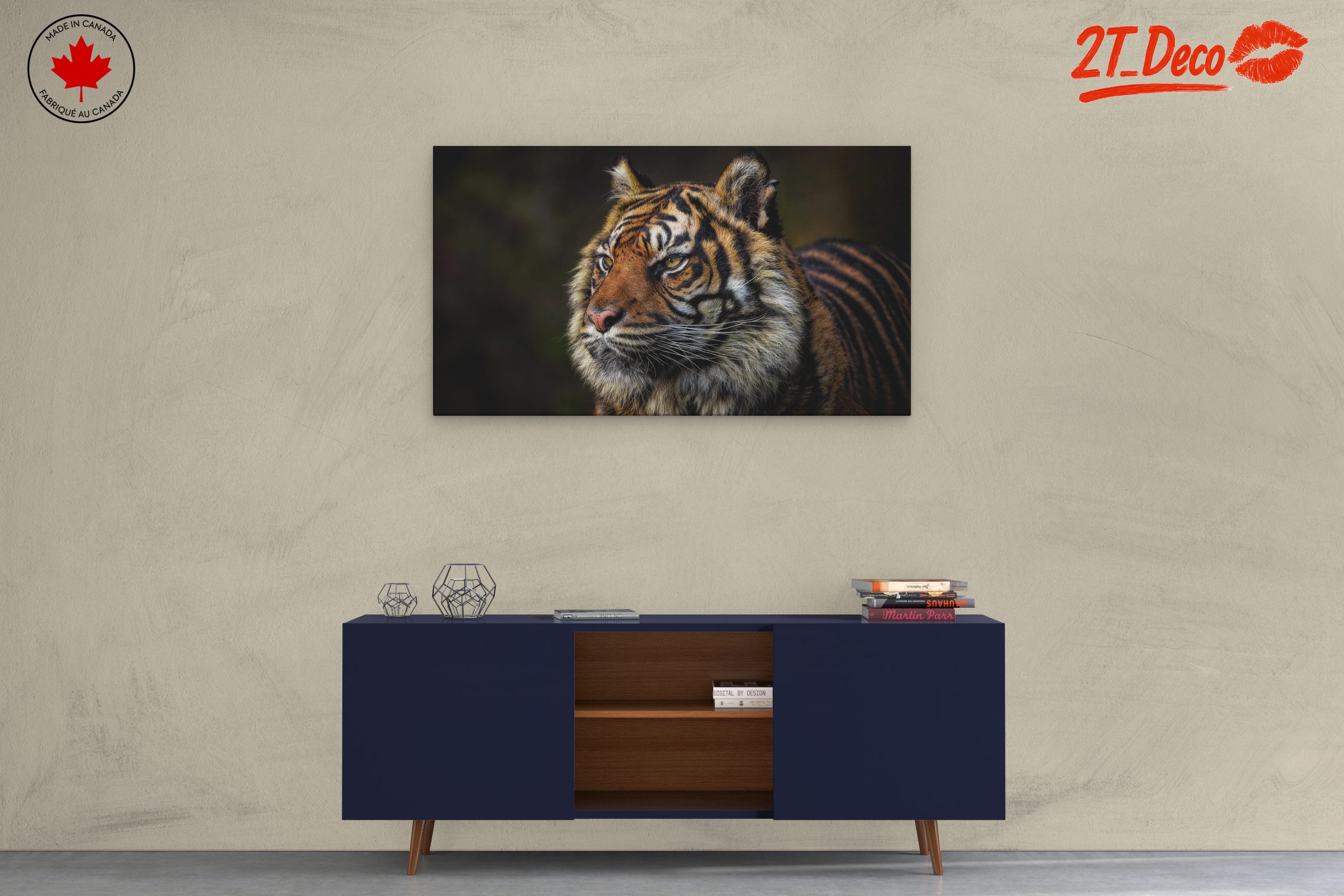 Majestic Tiger Portrait Art - Image 3
