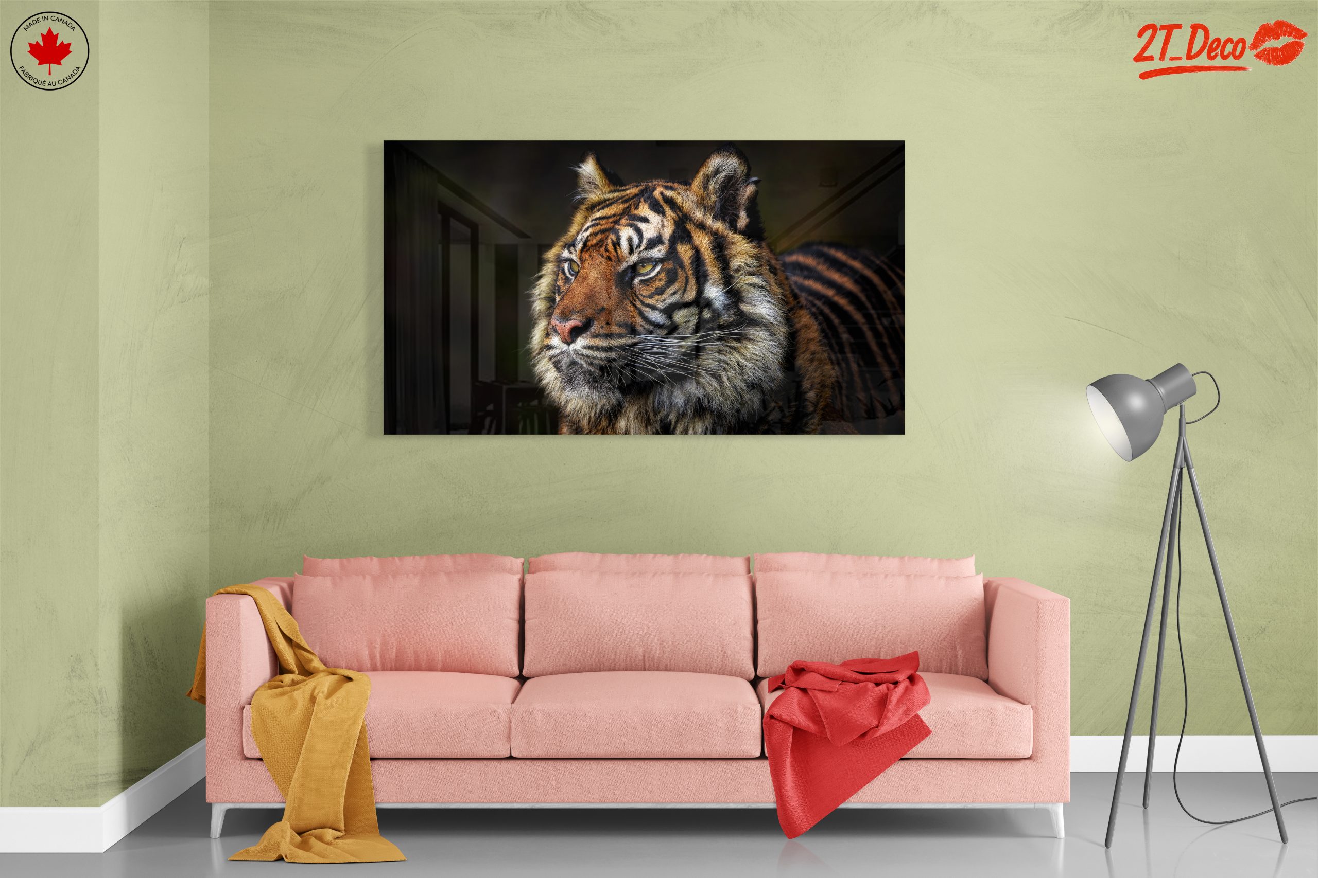 Majestic Tiger Portrait Art - Image 7