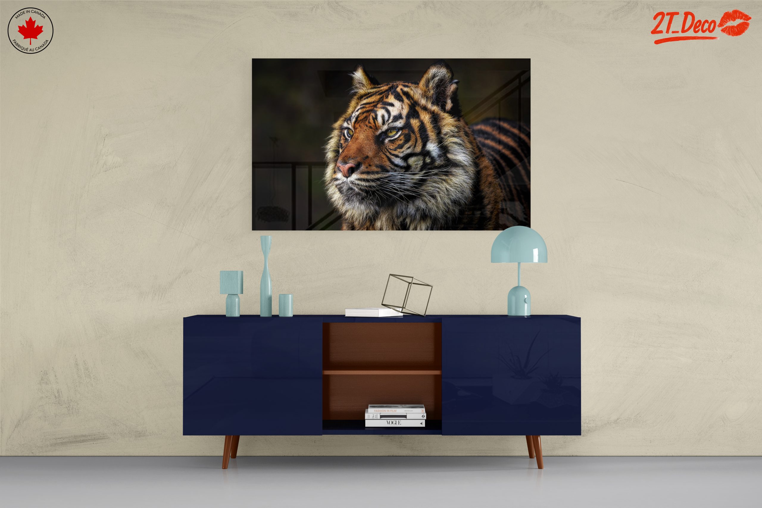 Majestic Tiger Portrait Art - Image 8