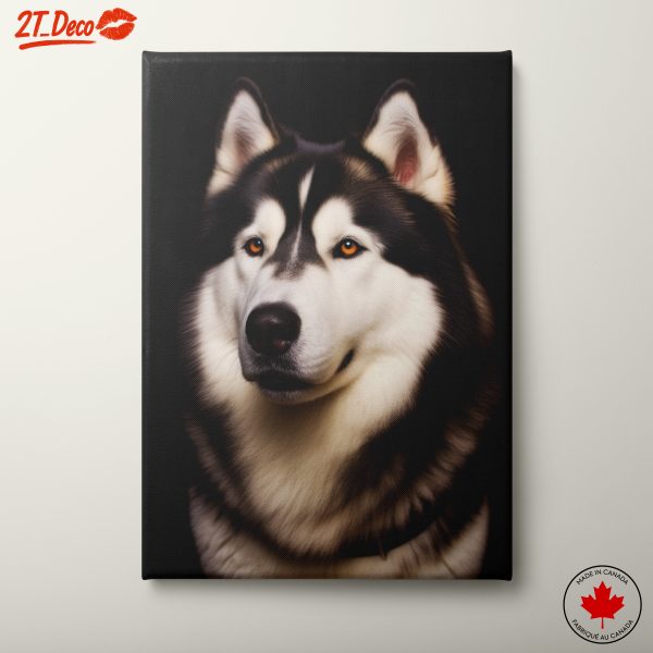 Majestic Husky Dog Portrait